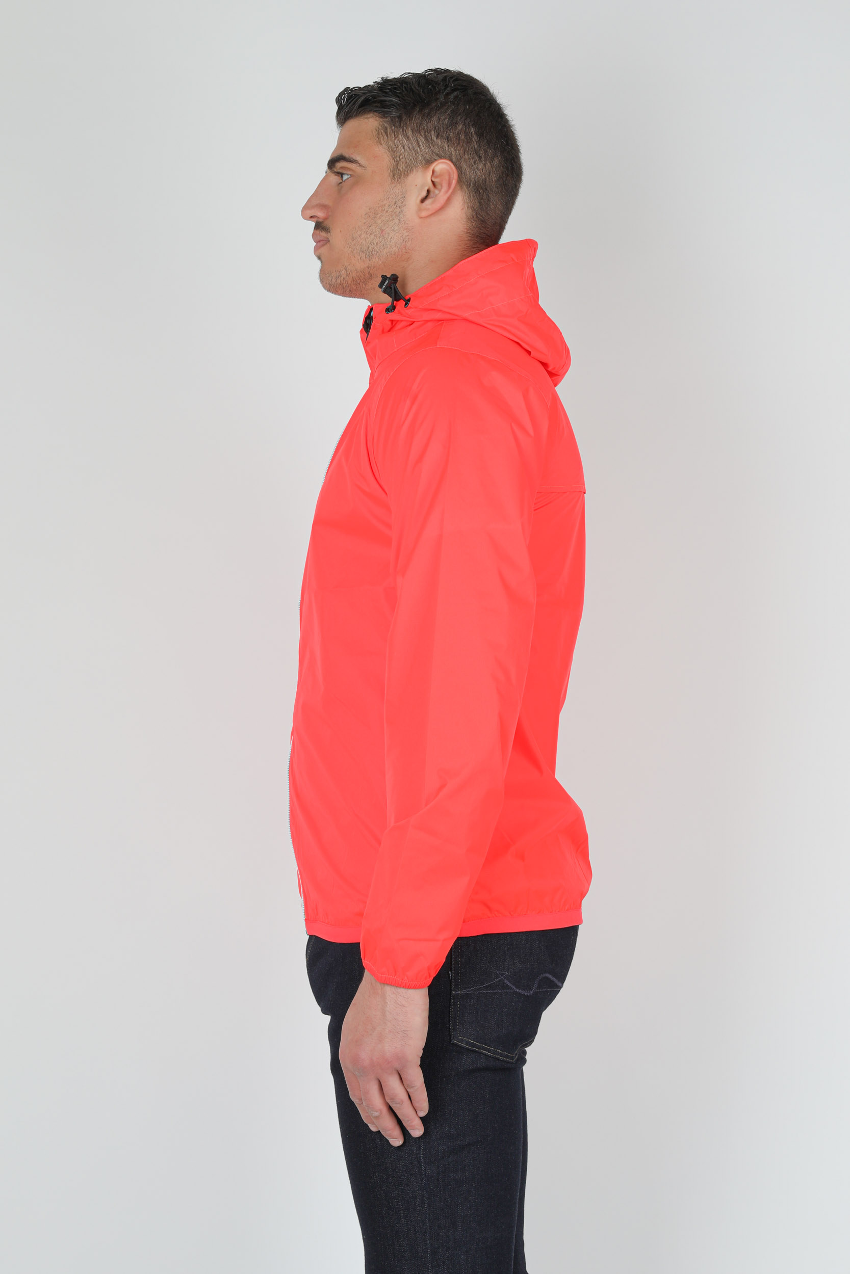 COUPE-VENT K-WAY ROUGE FLUO K004BD0-XJ1