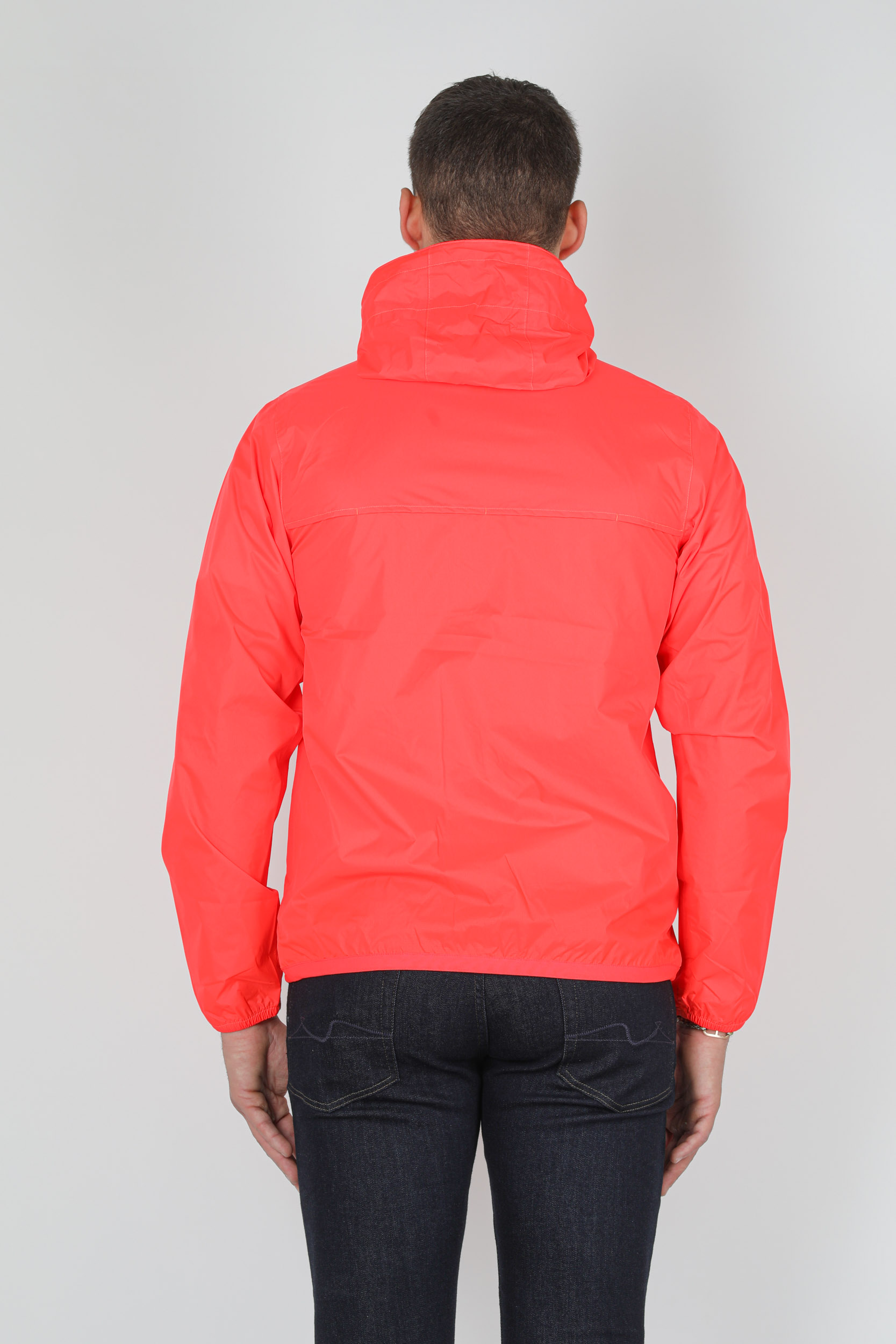 COUPE-VENT K-WAY ROUGE FLUO K004BD0-XJ1