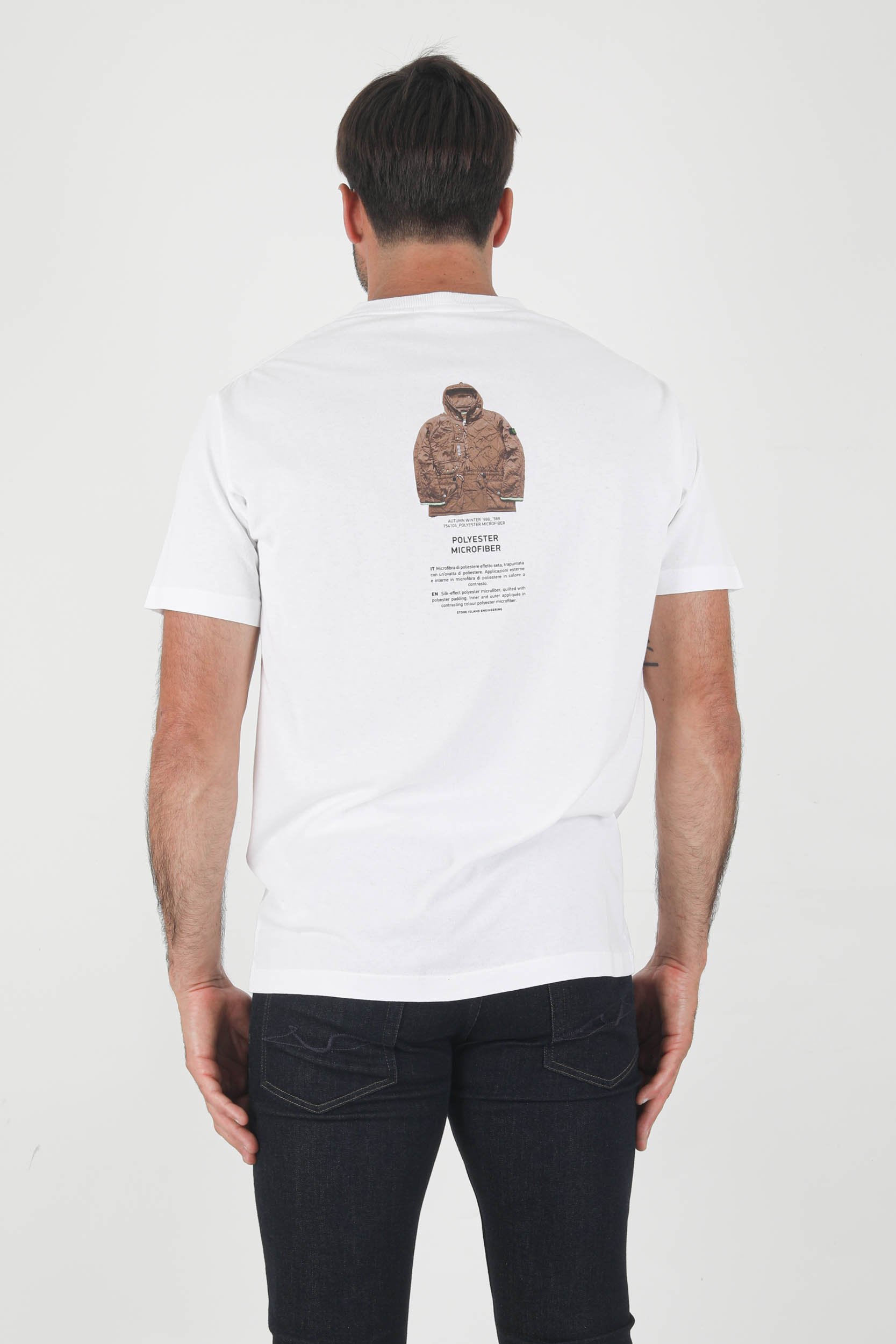 T-SHIRT STONE ISLAND ARCHIVIO BLANC 75152NS91-V0001