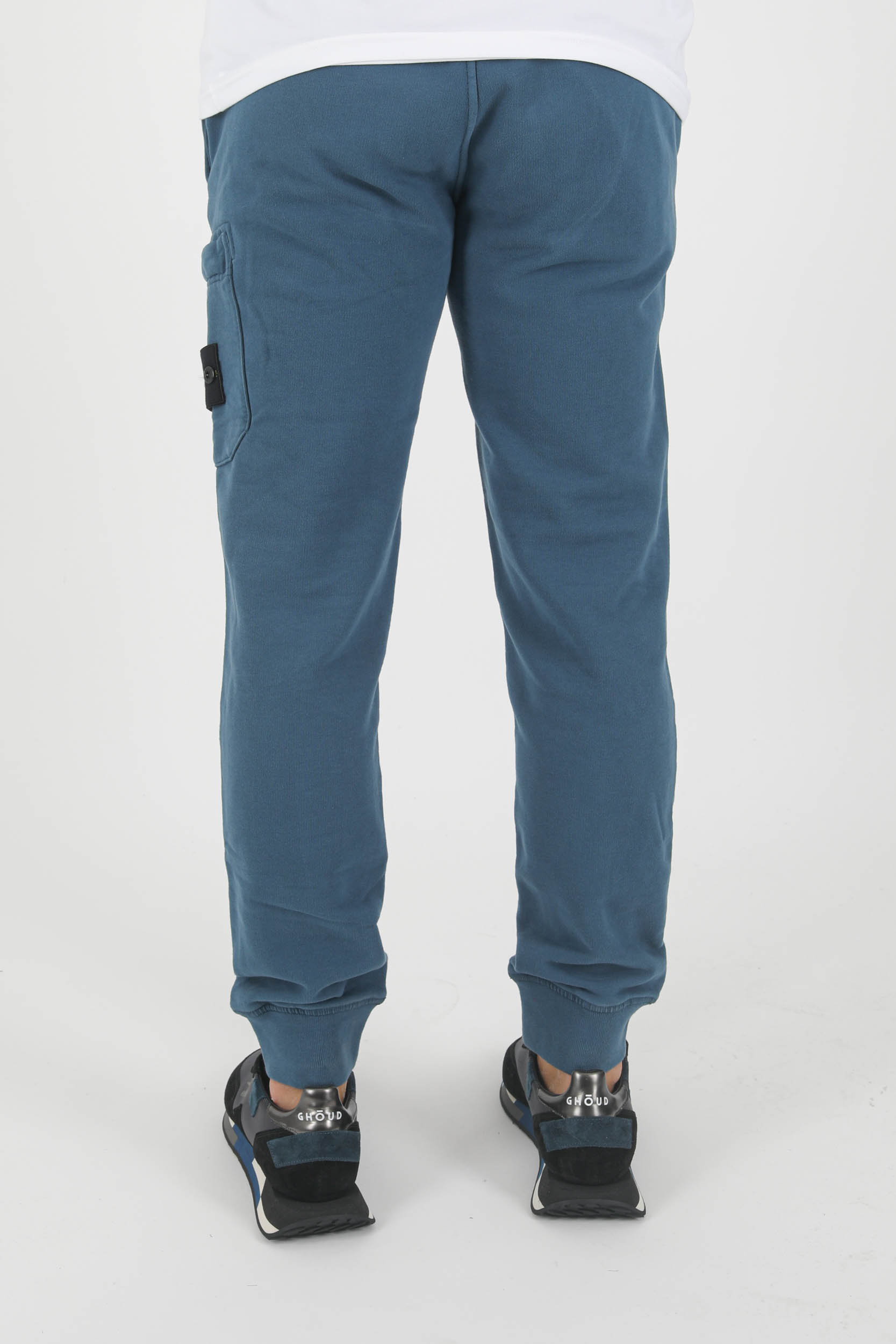 BAS DE JOGGING STONE ISLAND BLEU PETROLE 751564520-V0023
