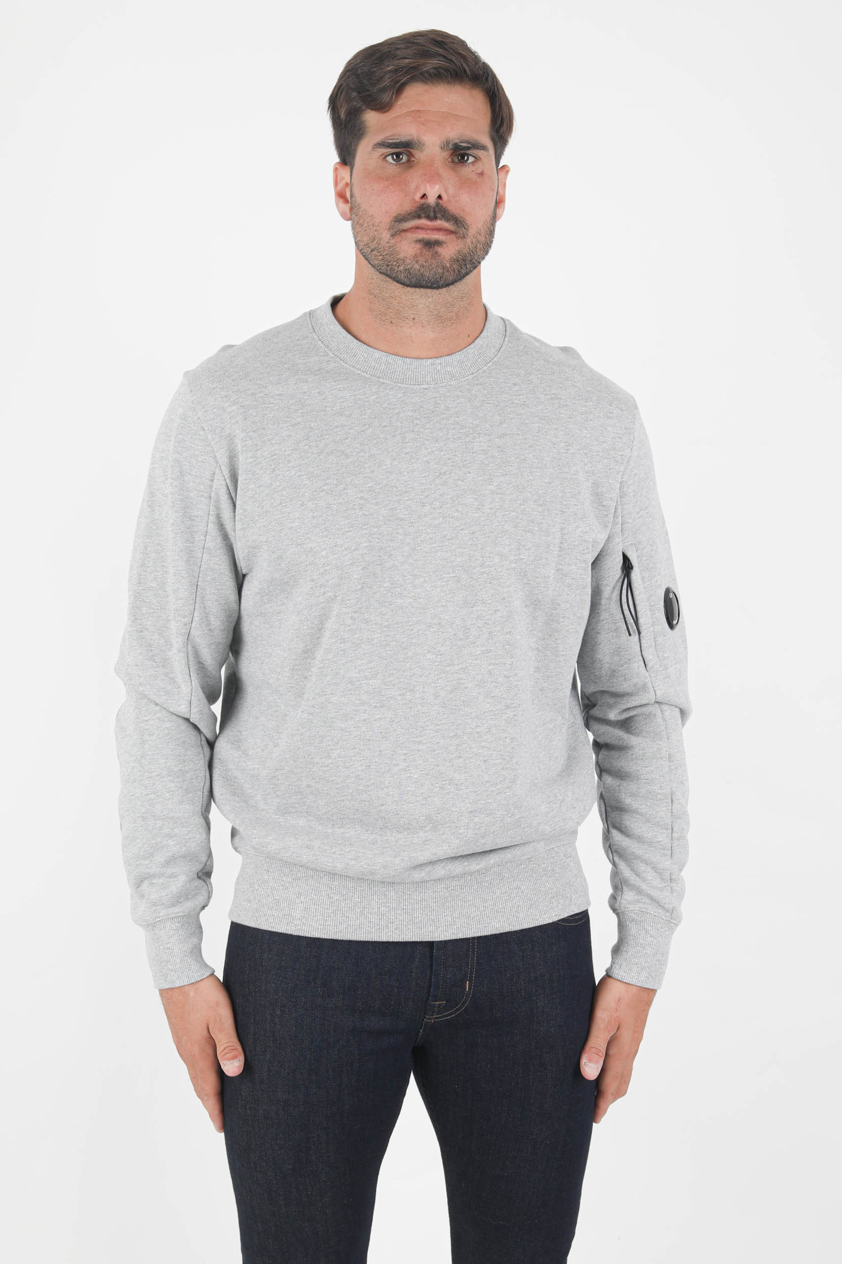 SWEAT COL ROND C.P COMPANY GRIS S055A-M93