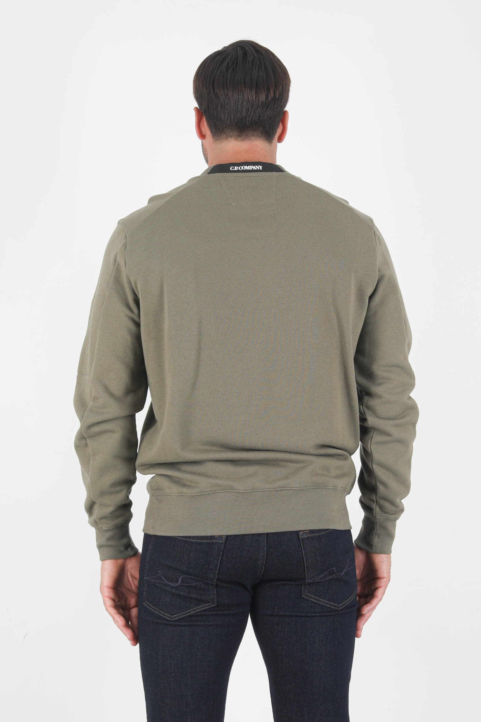SWEAT COL ROND C.P COMPANY KAKI S055A-665