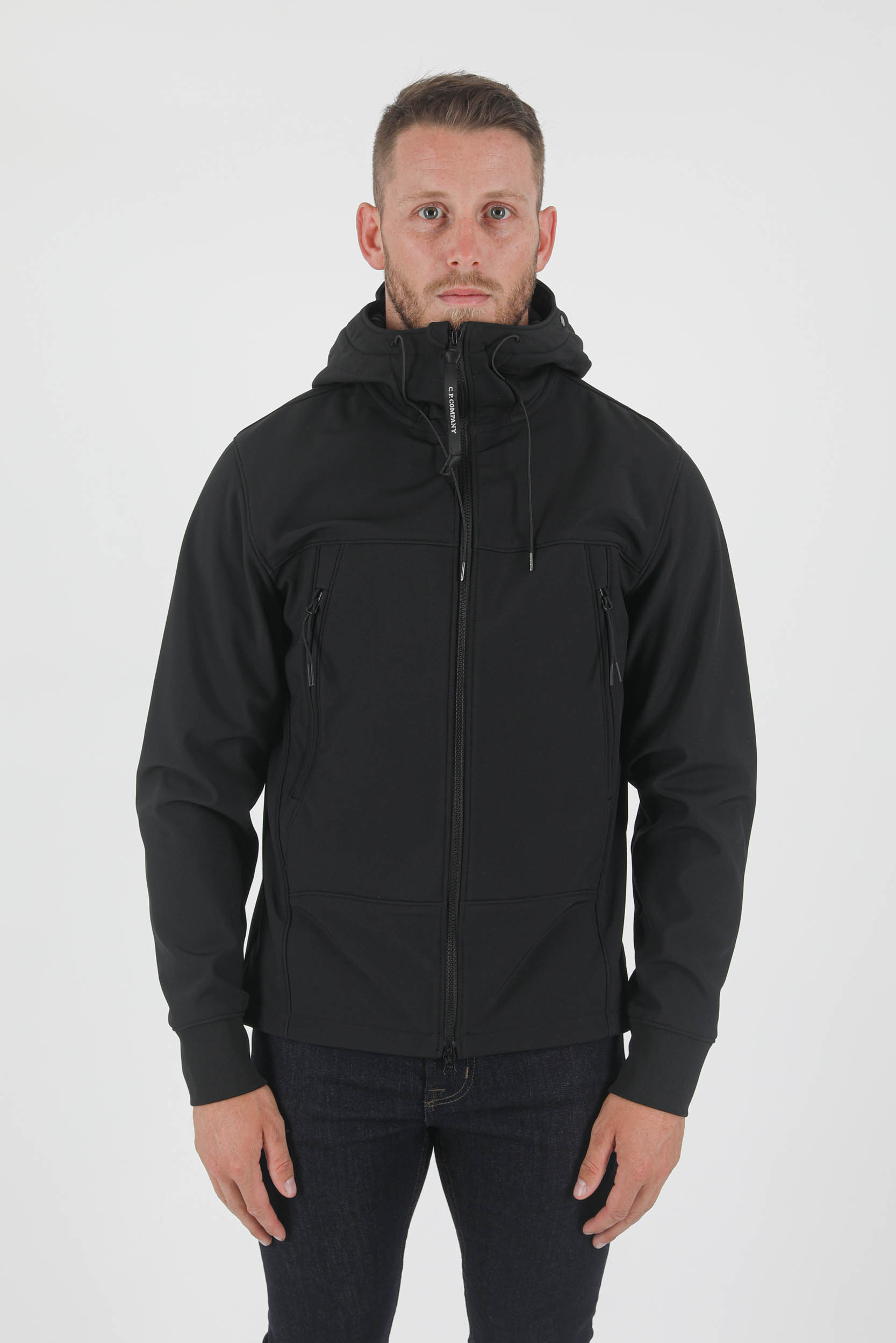 BLOUSON SOFT SHELL-R C.P COMPANY LUNETTE NOIR W002A-999