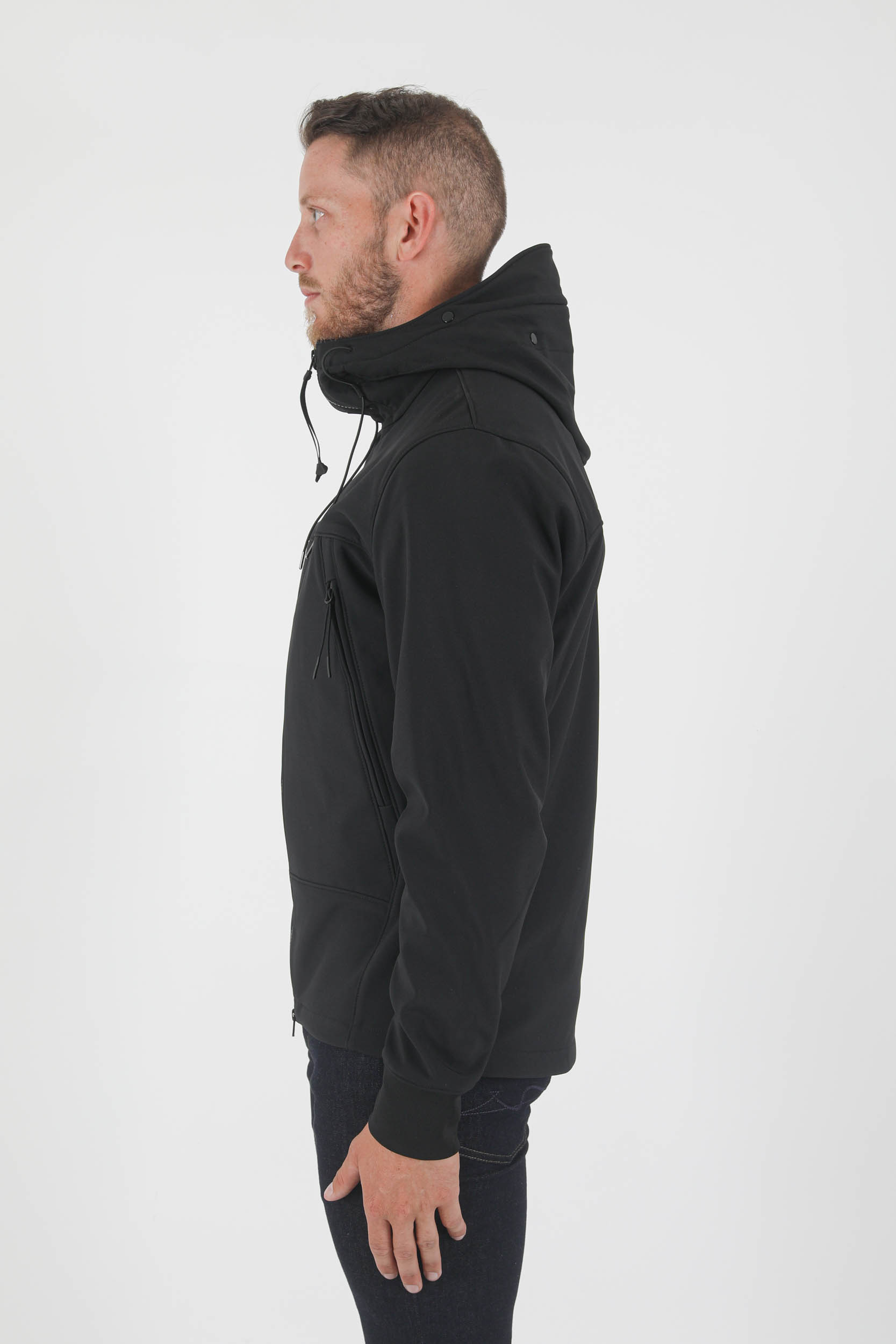 BLOUSON SOFT SHELL-R C.P COMPANY LUNETTE NOIR W002A-999