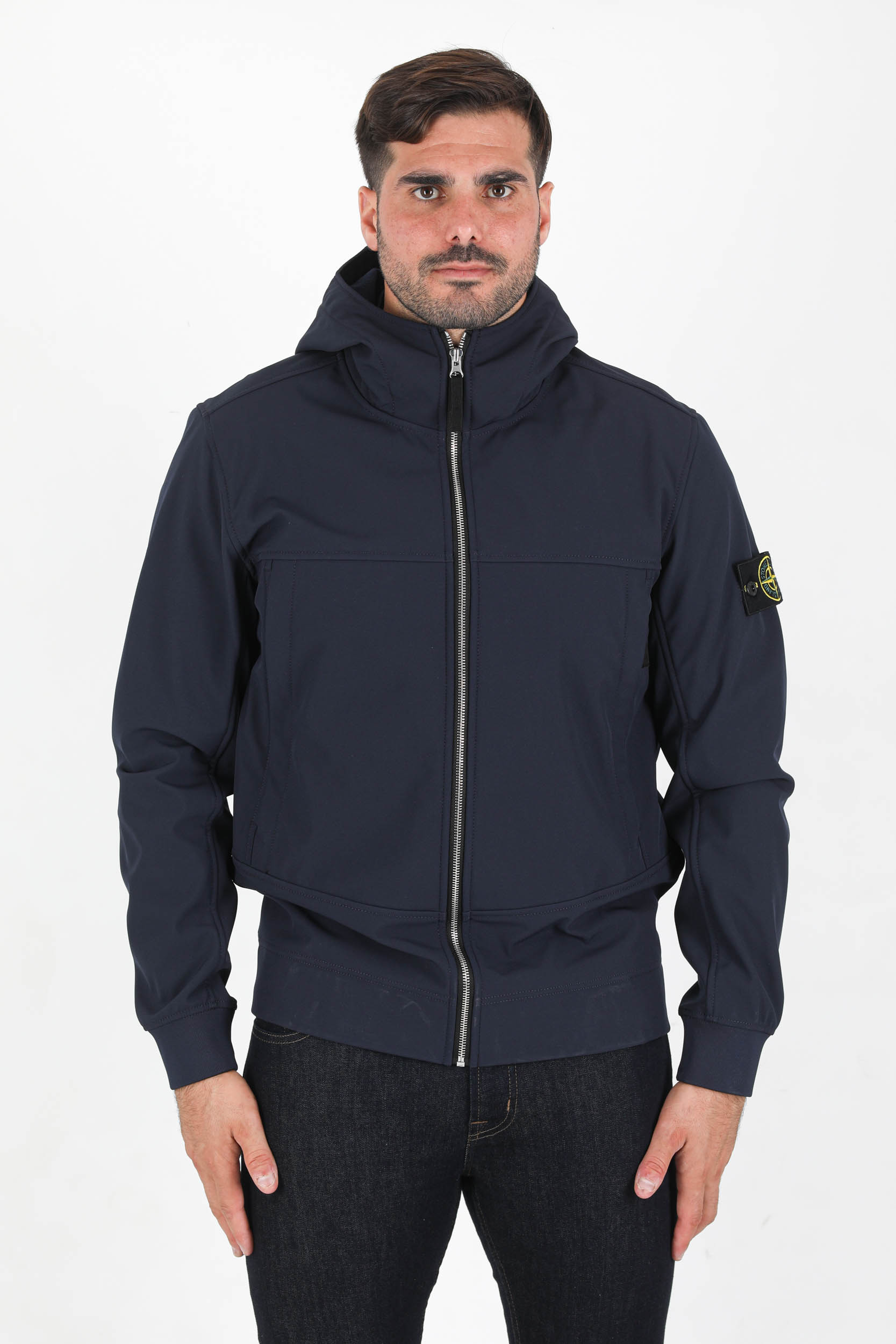 BLOUSON SOFT SHELL-R STONE ISLAND MARINE 7515Q0122-V0020