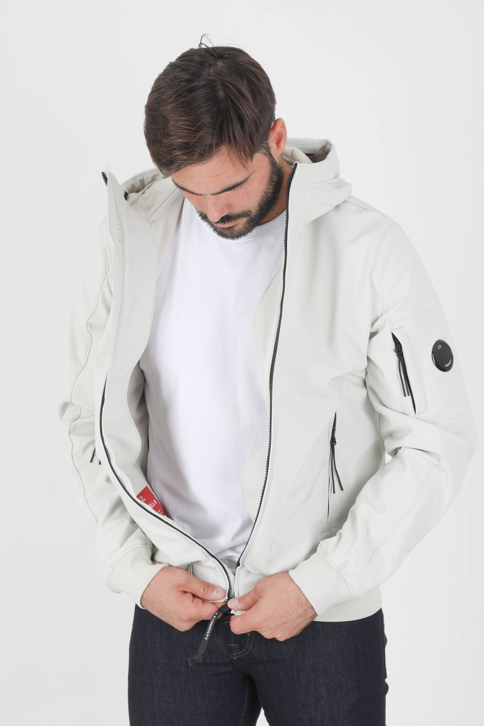 BLOUSON SOFT SHELL-R BEIGE CP COMPANY W003A-116