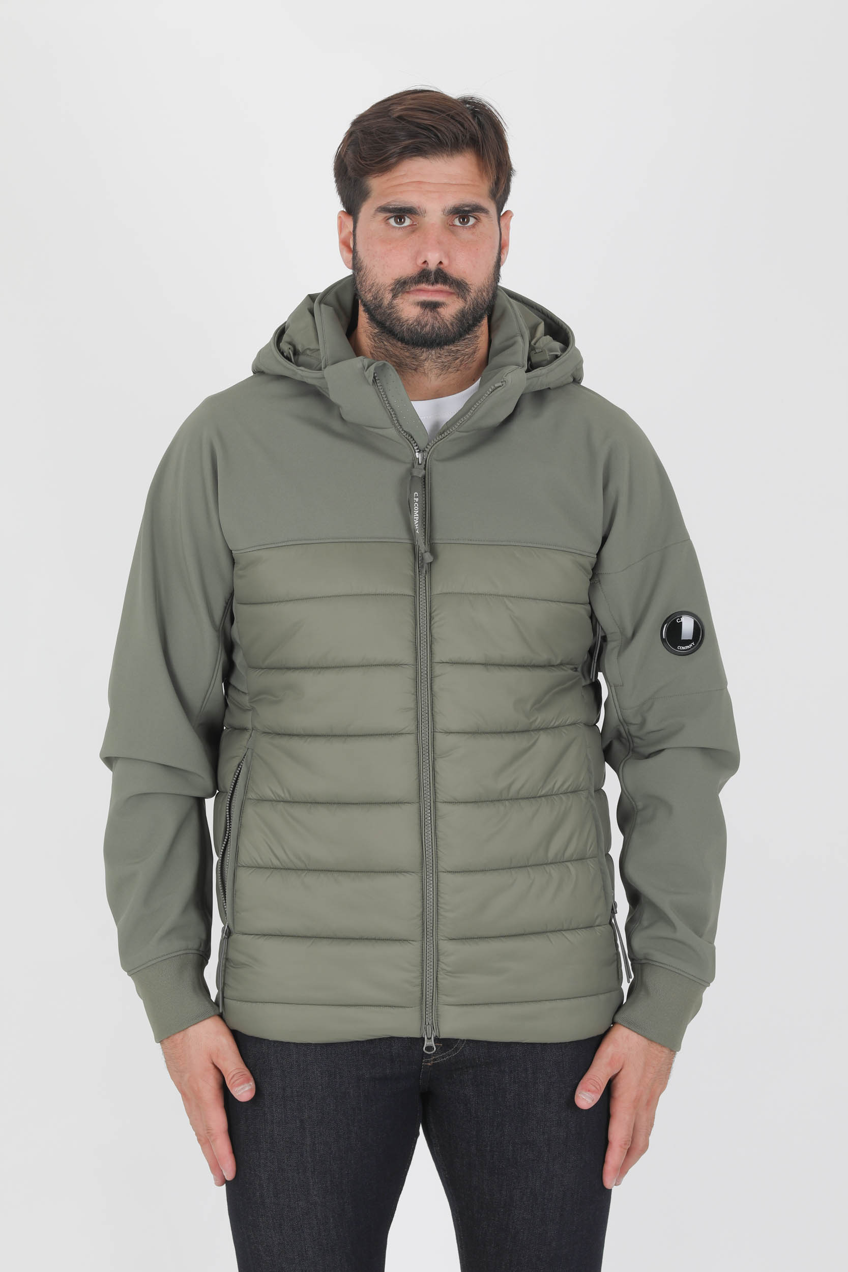 BLOUSON BI MATIERE KAKI CP COMPANY W006A-665