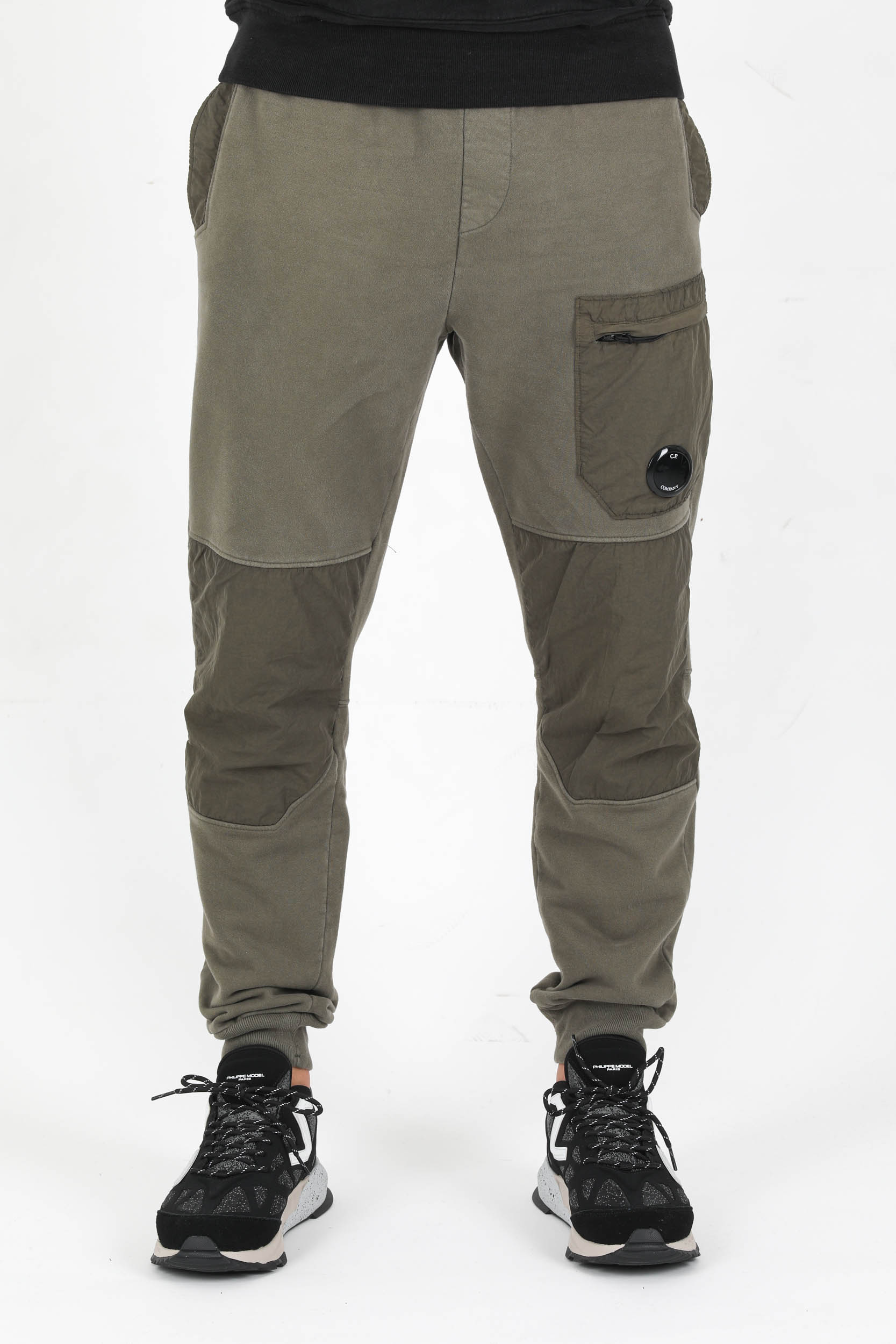 BAS DE JOGGING BI MATIERE C.P COMPANY KAKI P348A-665