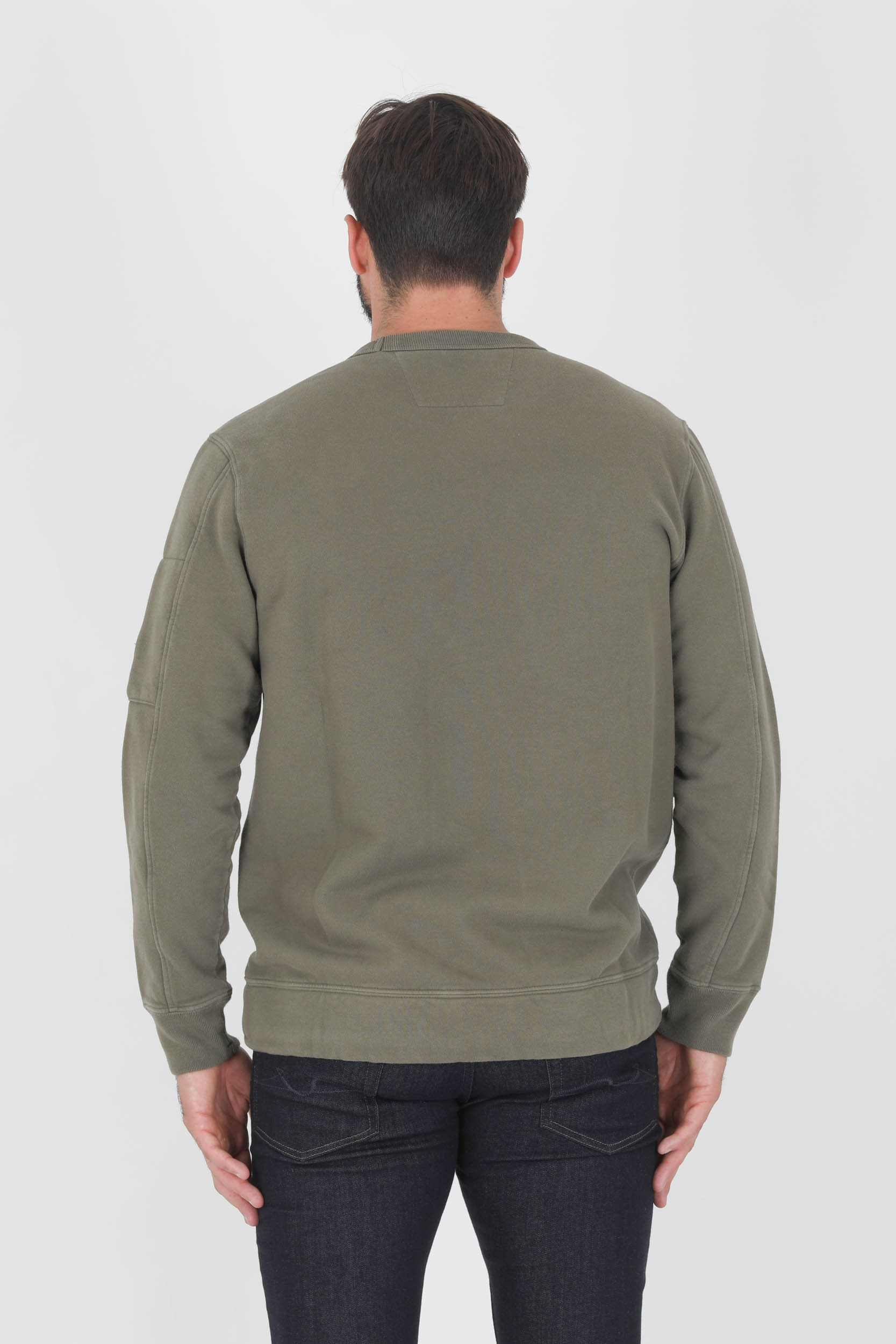 SWEAT C.P COMPANY BI MATIERE KAKI S279A-665