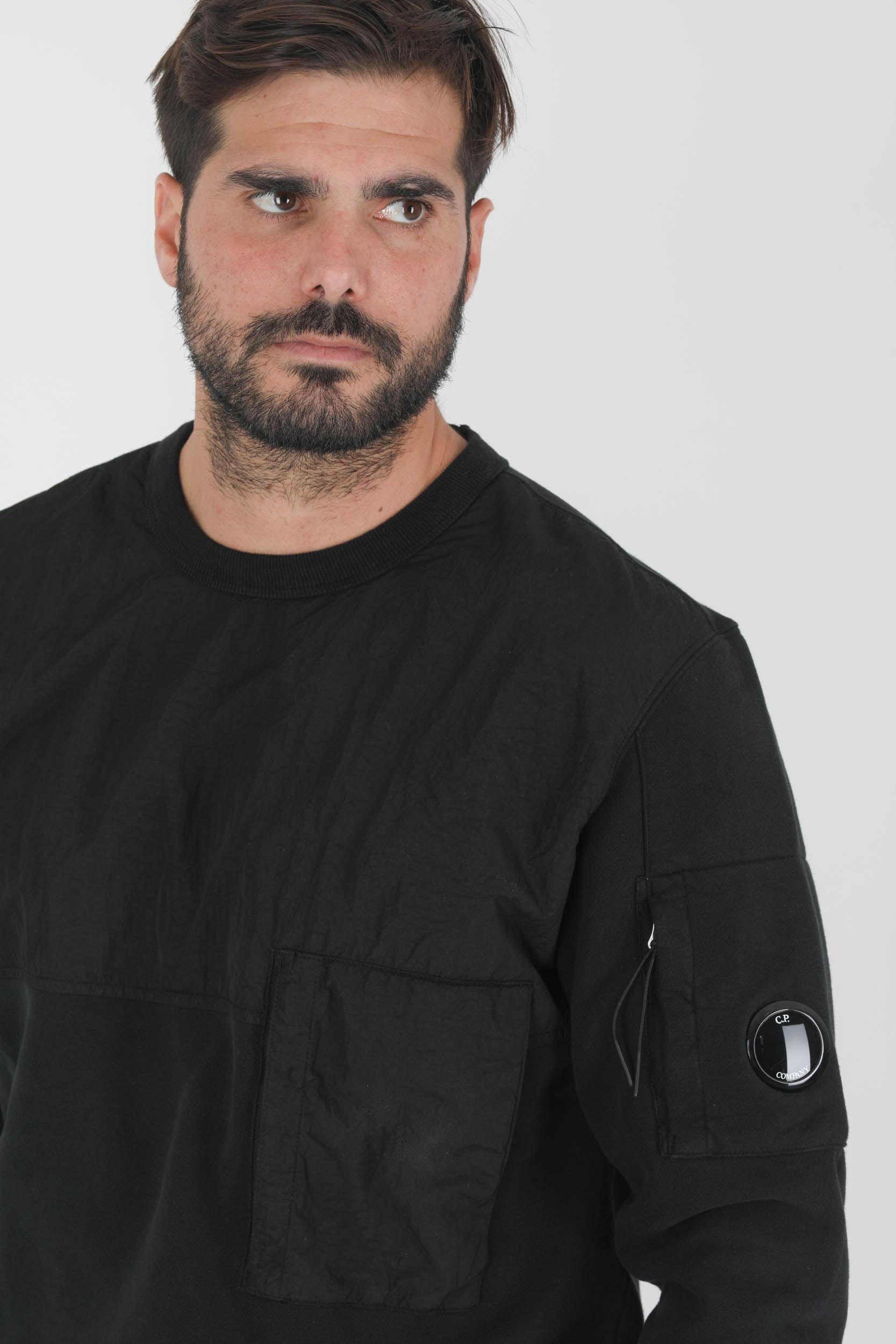 SWEAT C.P COMPANY BI MATIERE NOIR S279A-999