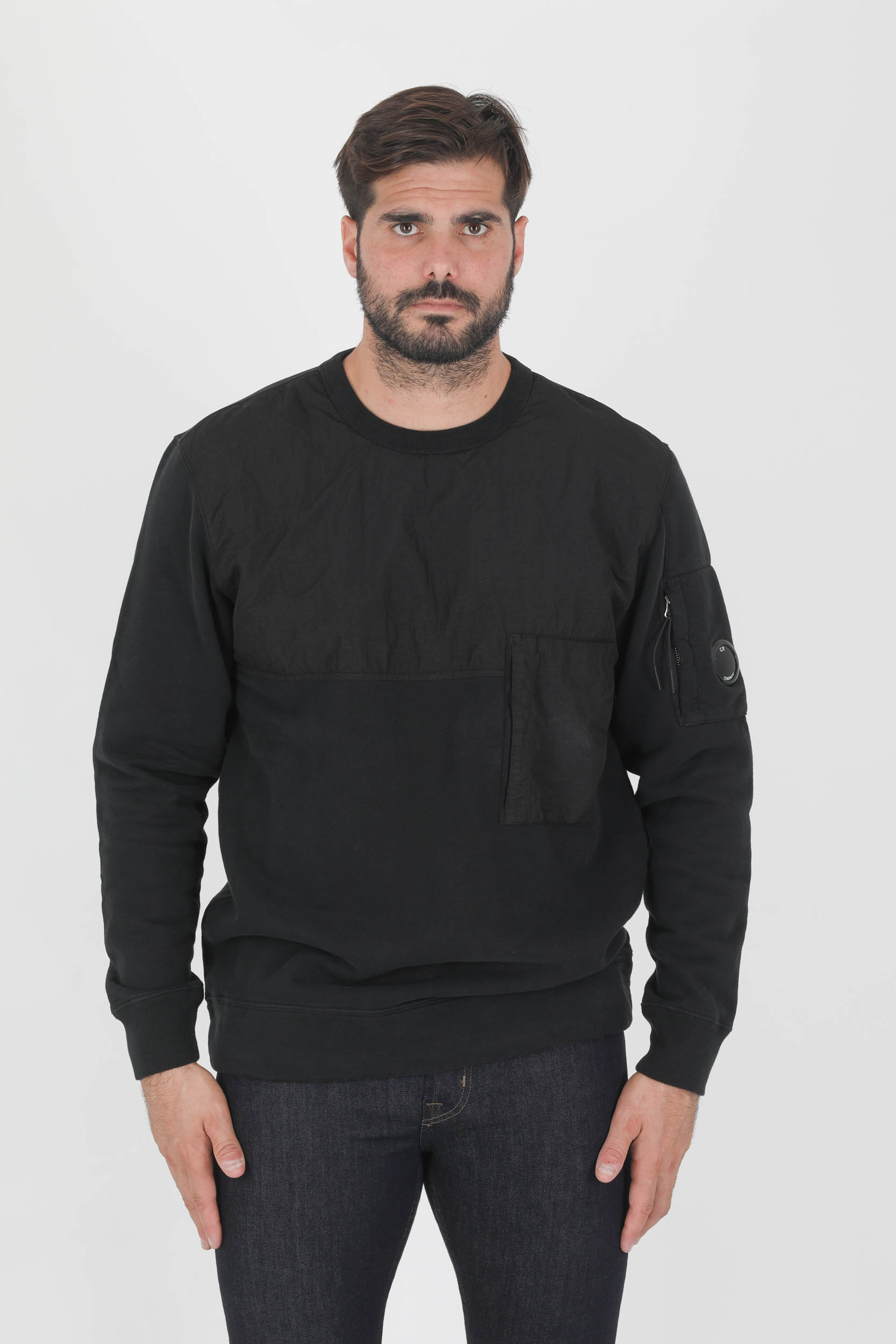 SWEAT C.P COMPANY BI MATIERE NOIR S279A-999
