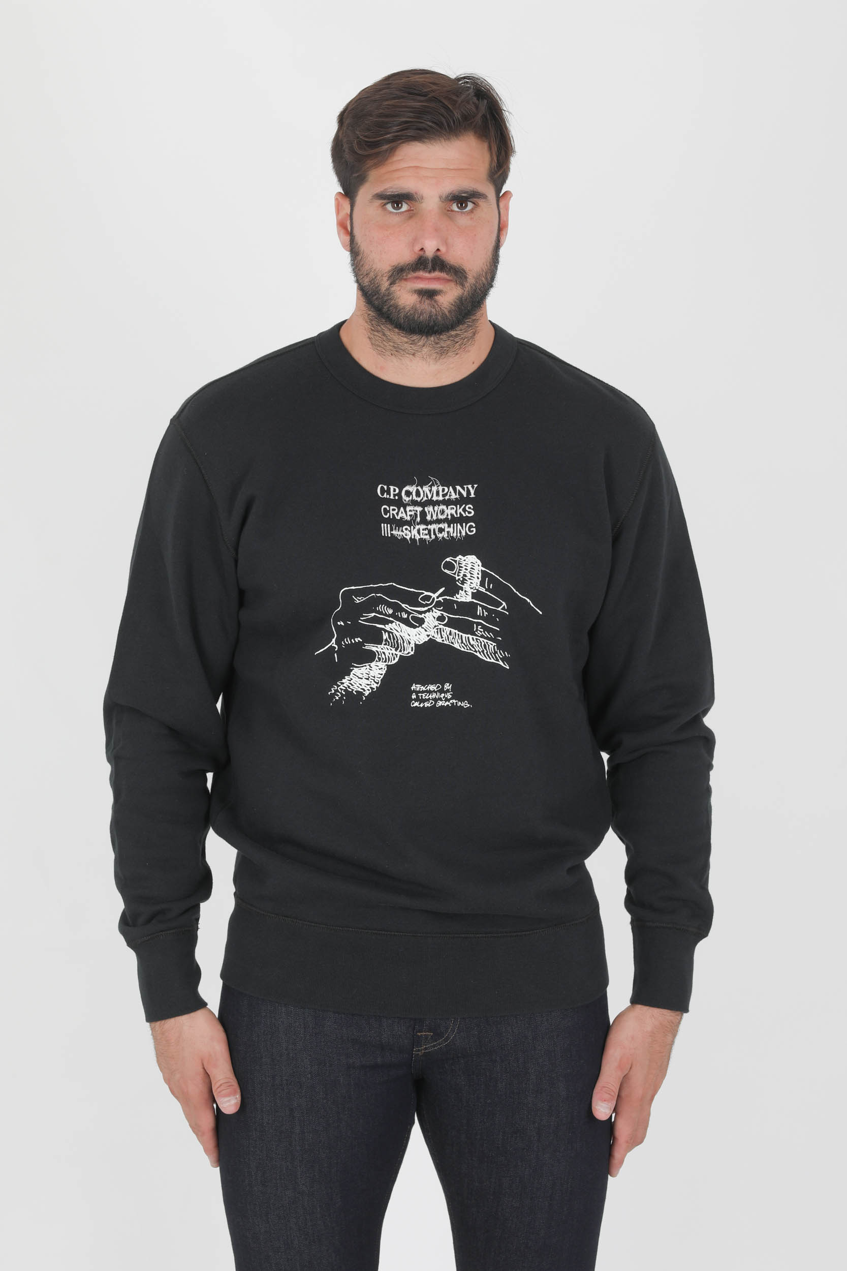 SWEAT C.P COMPANY NOIR CRAFT S355A-999