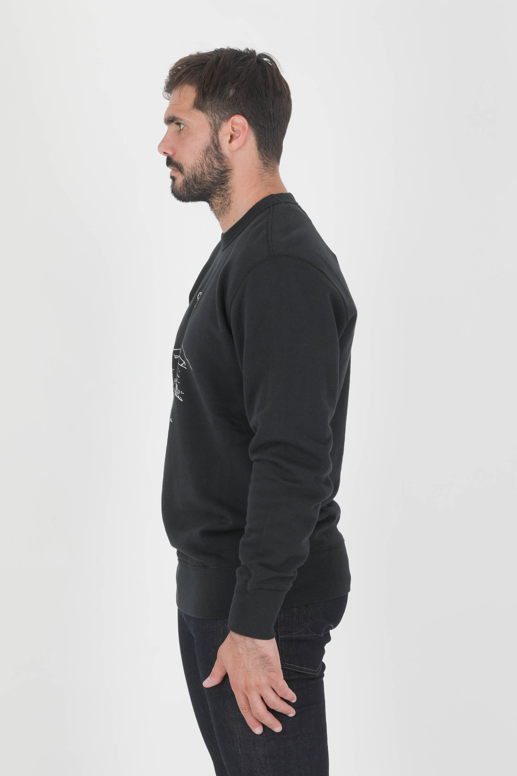 SWEAT C.P COMPANY NOIR CRAFT S355A-999
