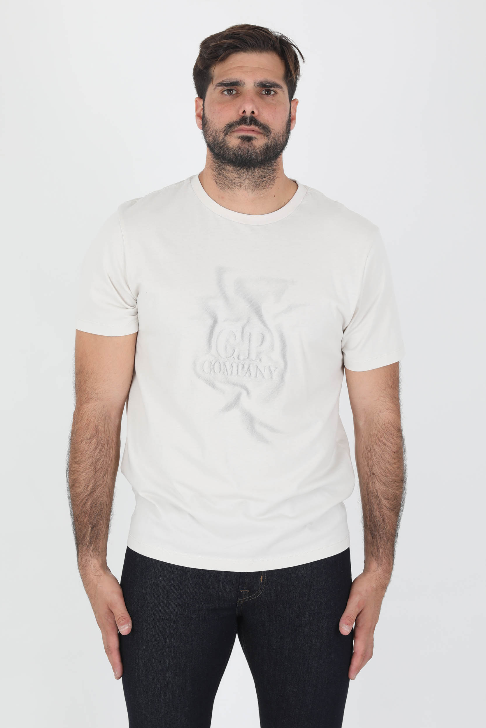 TEE-SHIRT CP COMPANY BEIGE S217A-116