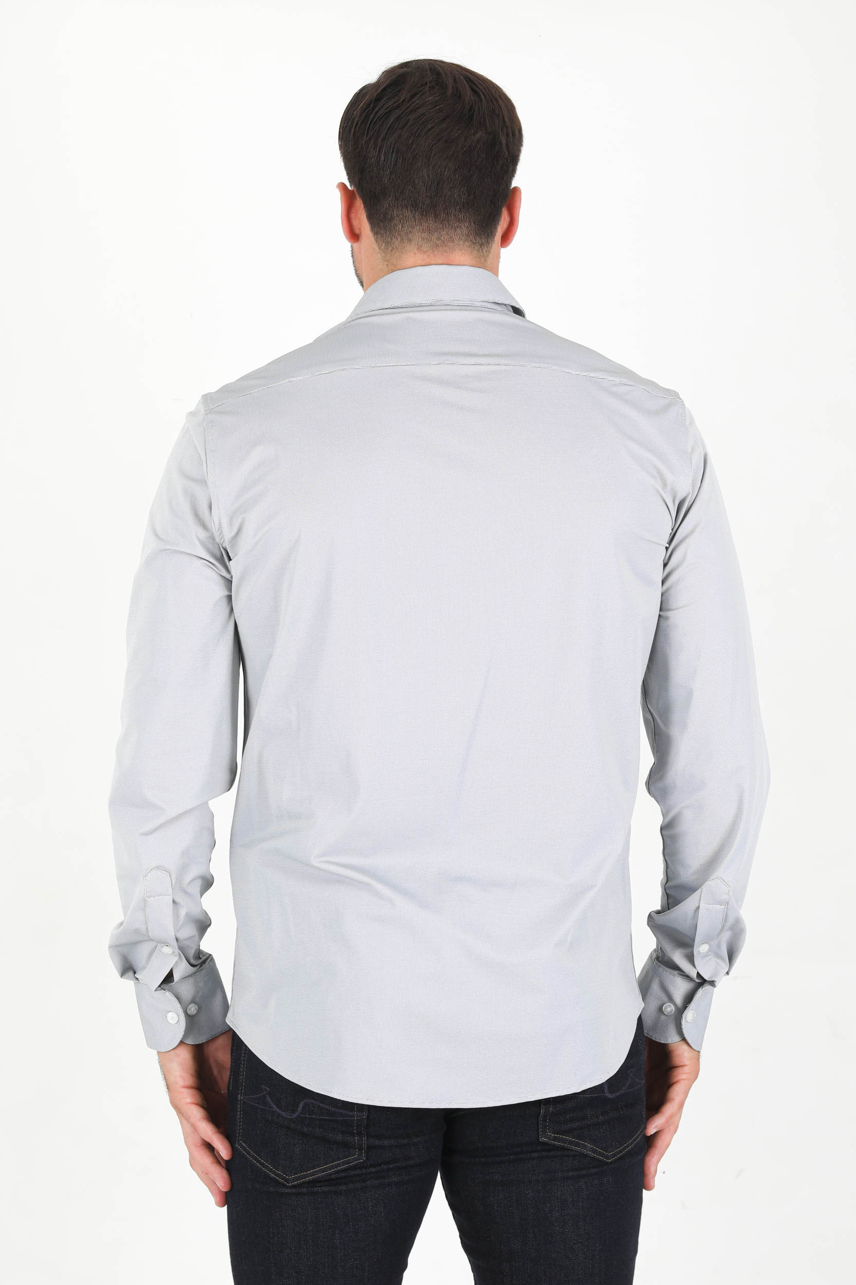 CHEMISE RRD GRIS CLAIR W21258-V33