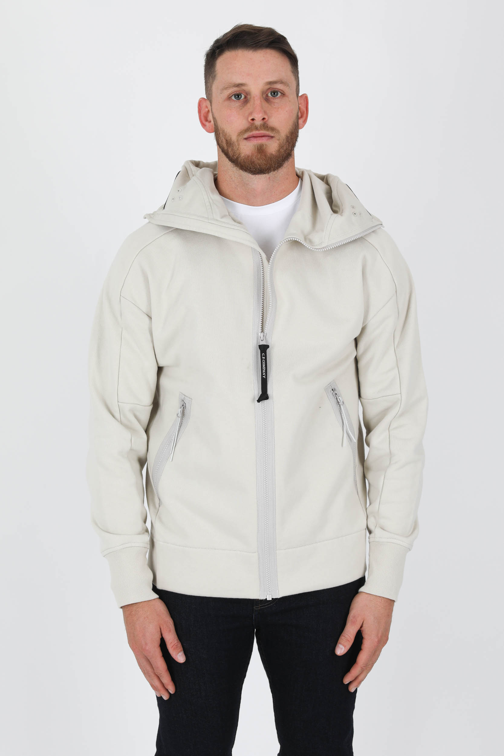 SWEAT ZIPPE LUNETTES BEIGE S166A-116