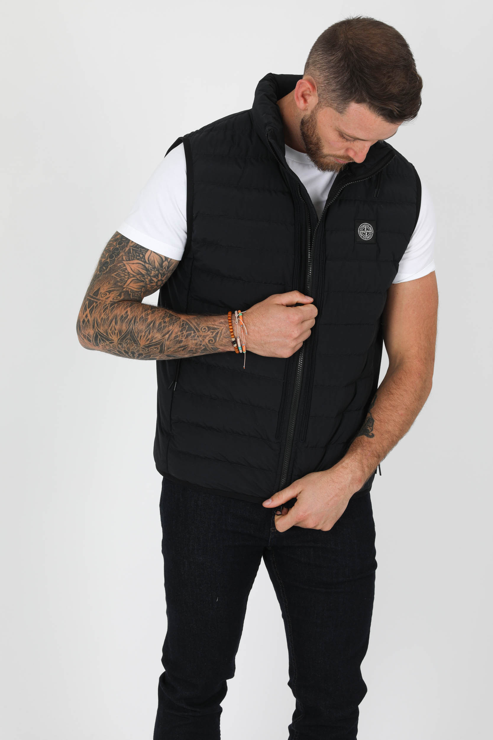 DOUDOUNE SANS MANCHES MARINE STONE ISLAND 7515G0725-V0020