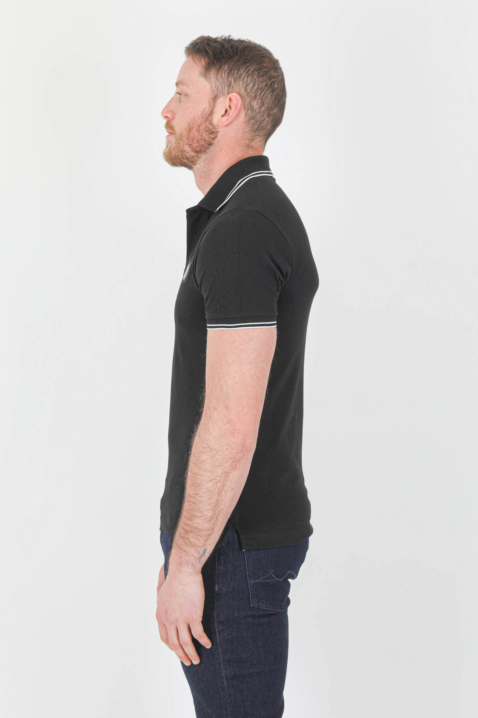 POLO STONE ISLAND NOIR 761522S18-V0029