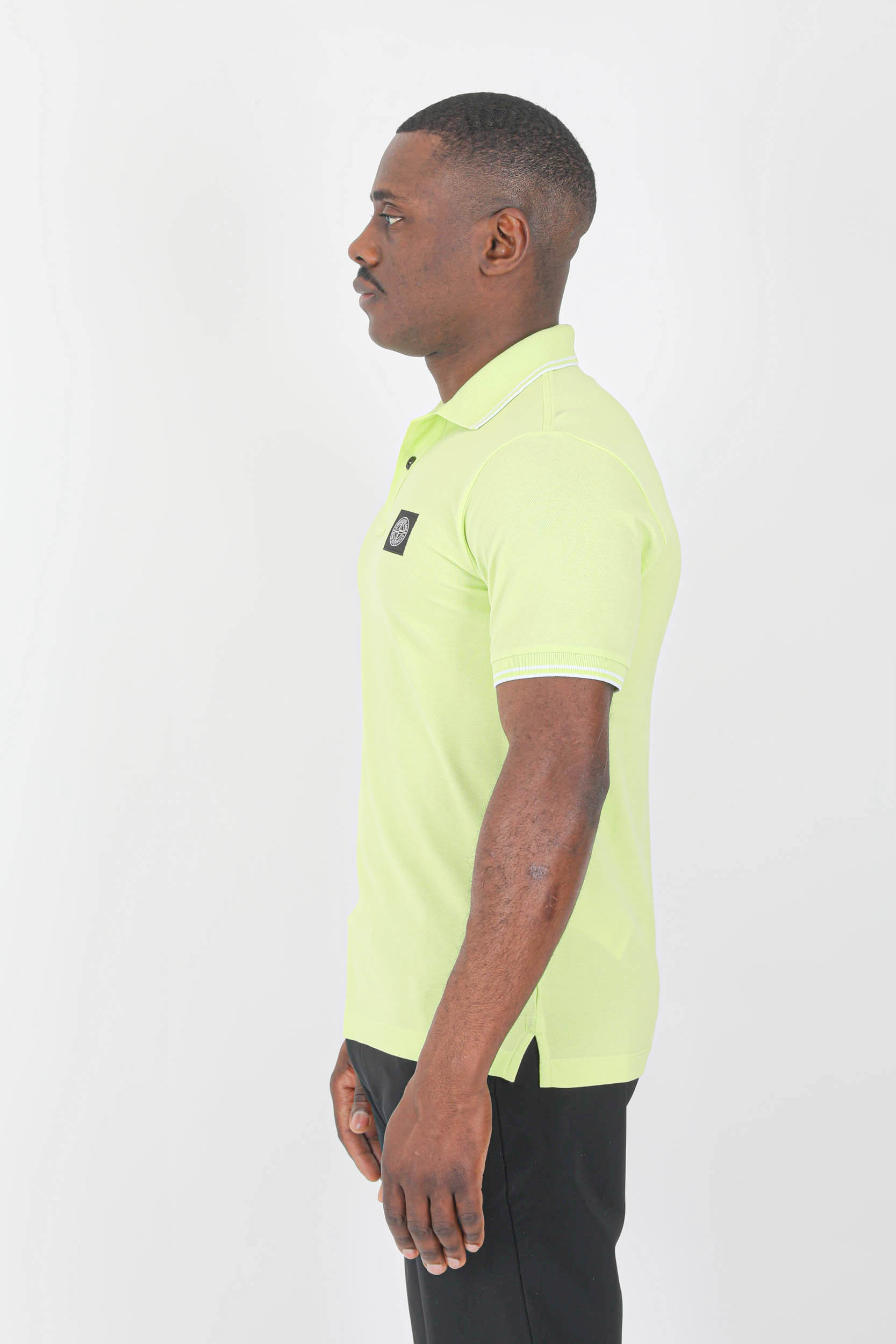POLO STONE ISLAND JAUNE 761522S18-V0031