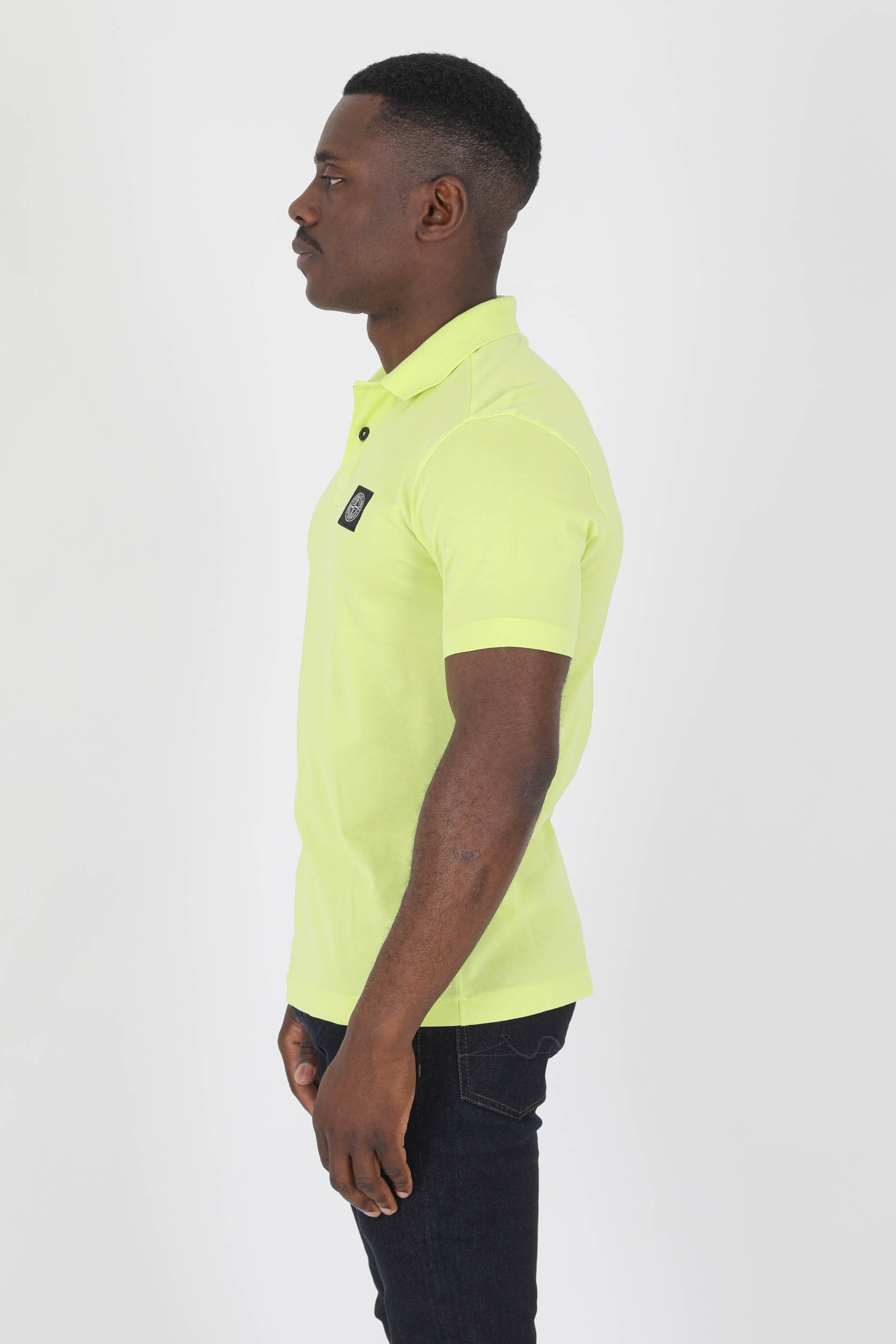 POLO STONE ISLAND JAUNE JERSEY 761522613-V0031