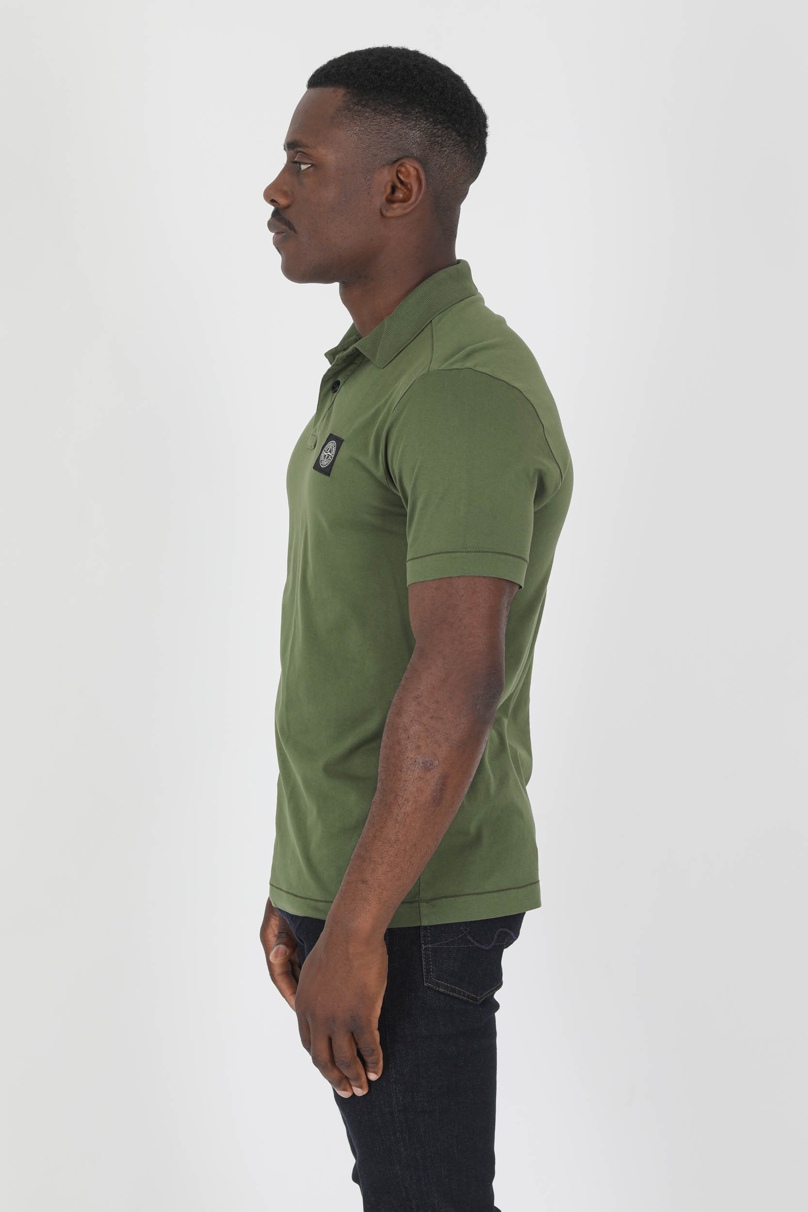 POLO STONE ISLAND KAKI JERSEY 761522613-V0058