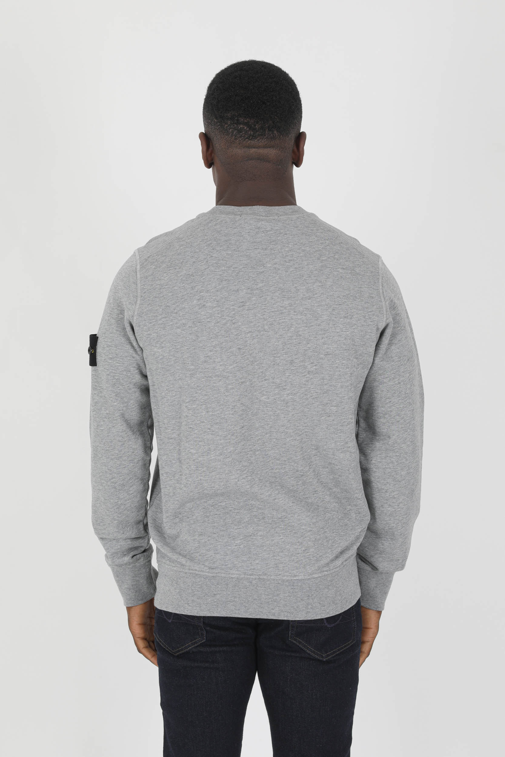 SWEAT STONE ISLAND GRIS 761563051-V0M64