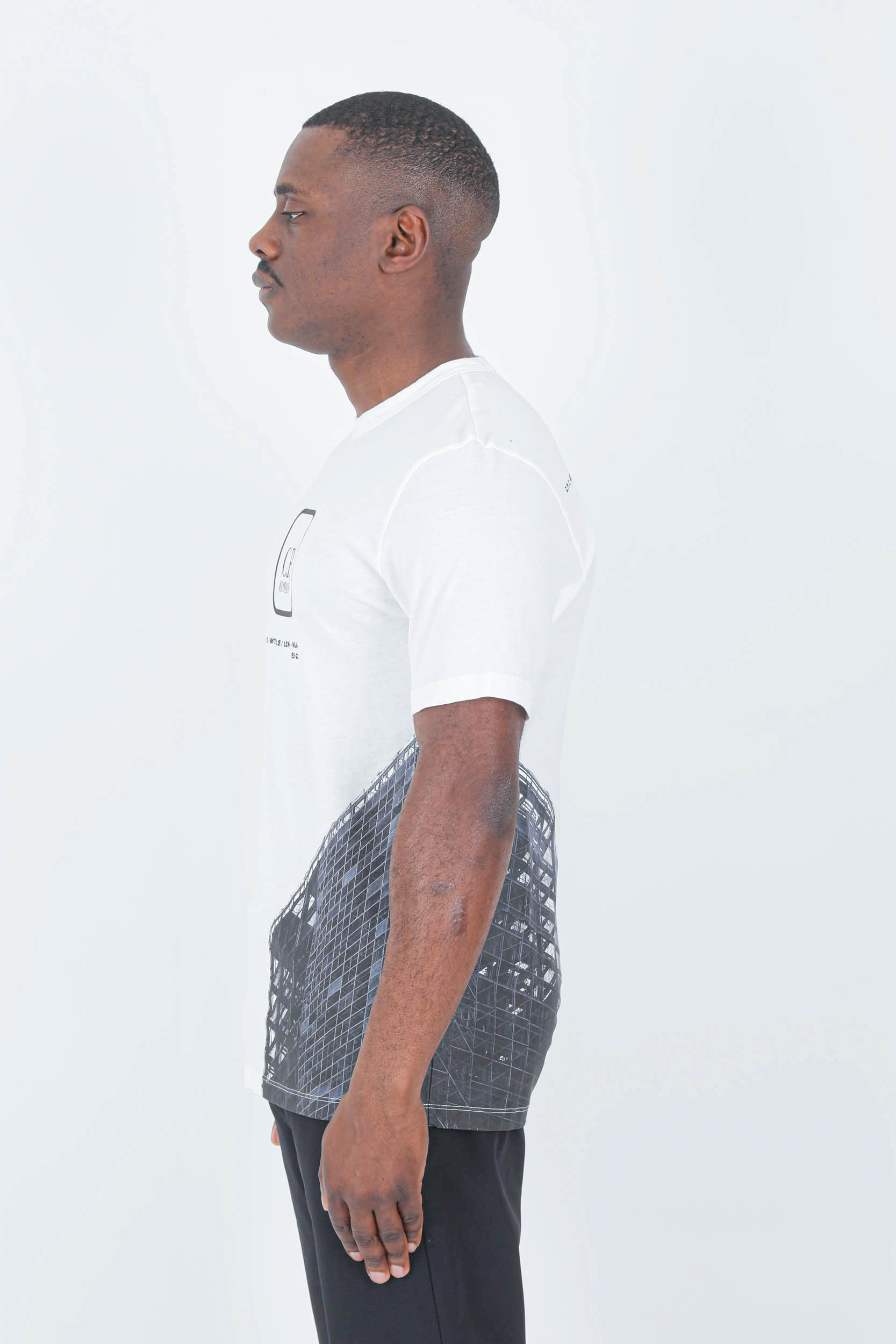 TEE-SHIRT CP COMPANY BLANC S194A-103