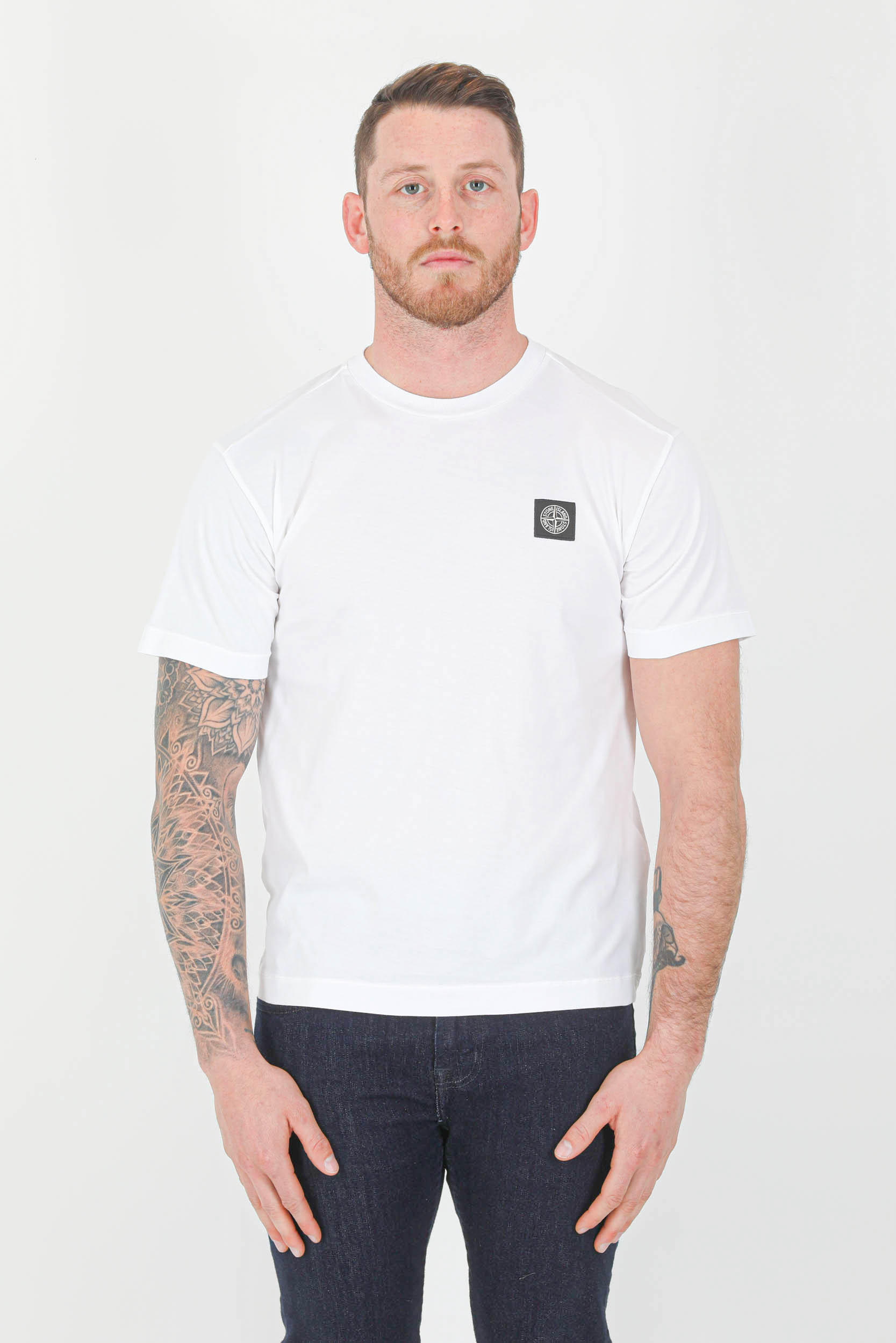 TEE-SHIRT STONE ISLAND BLANC 761524113-V0001