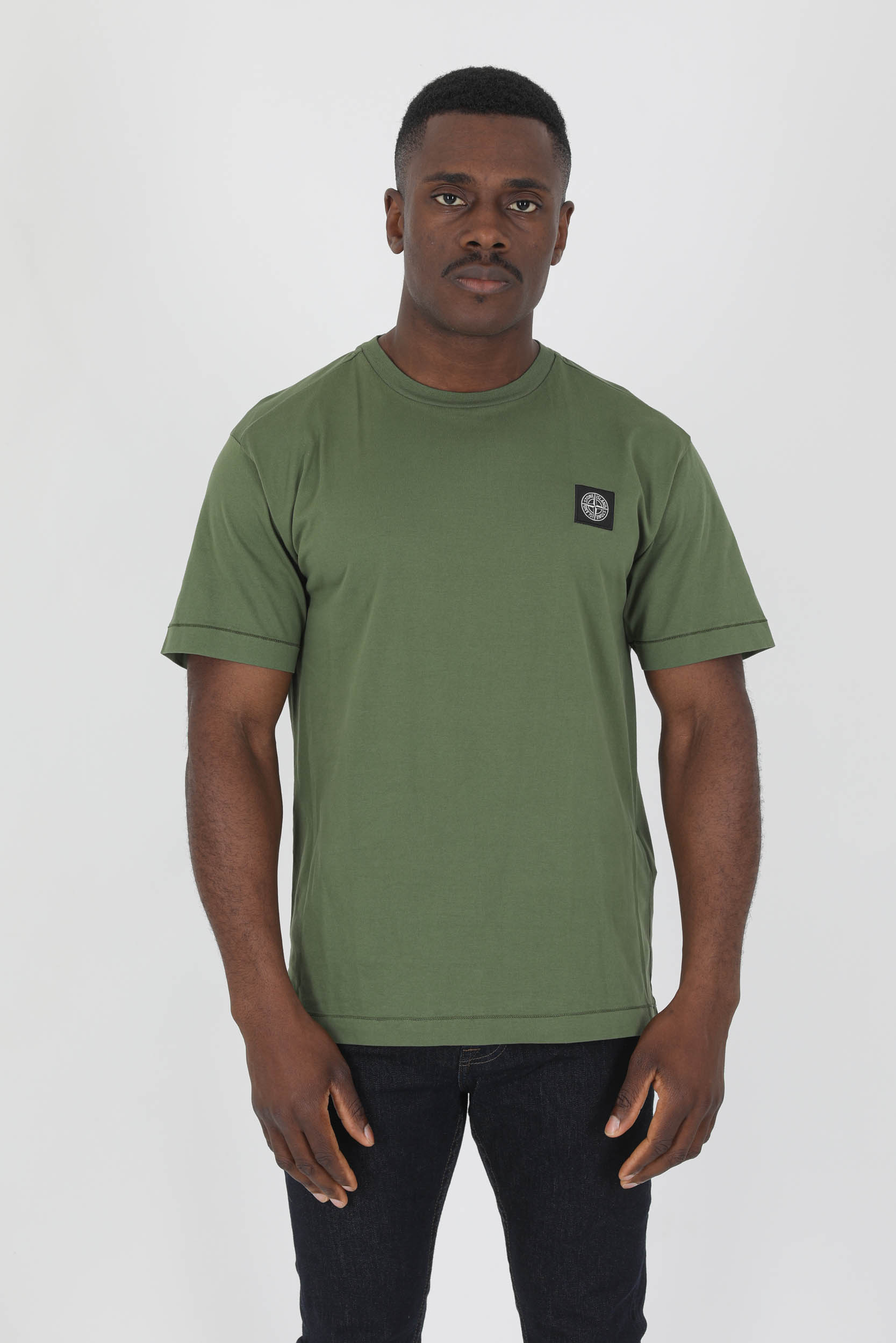 T SHIRT STONE ISLAND KAKI 761524113 V0058