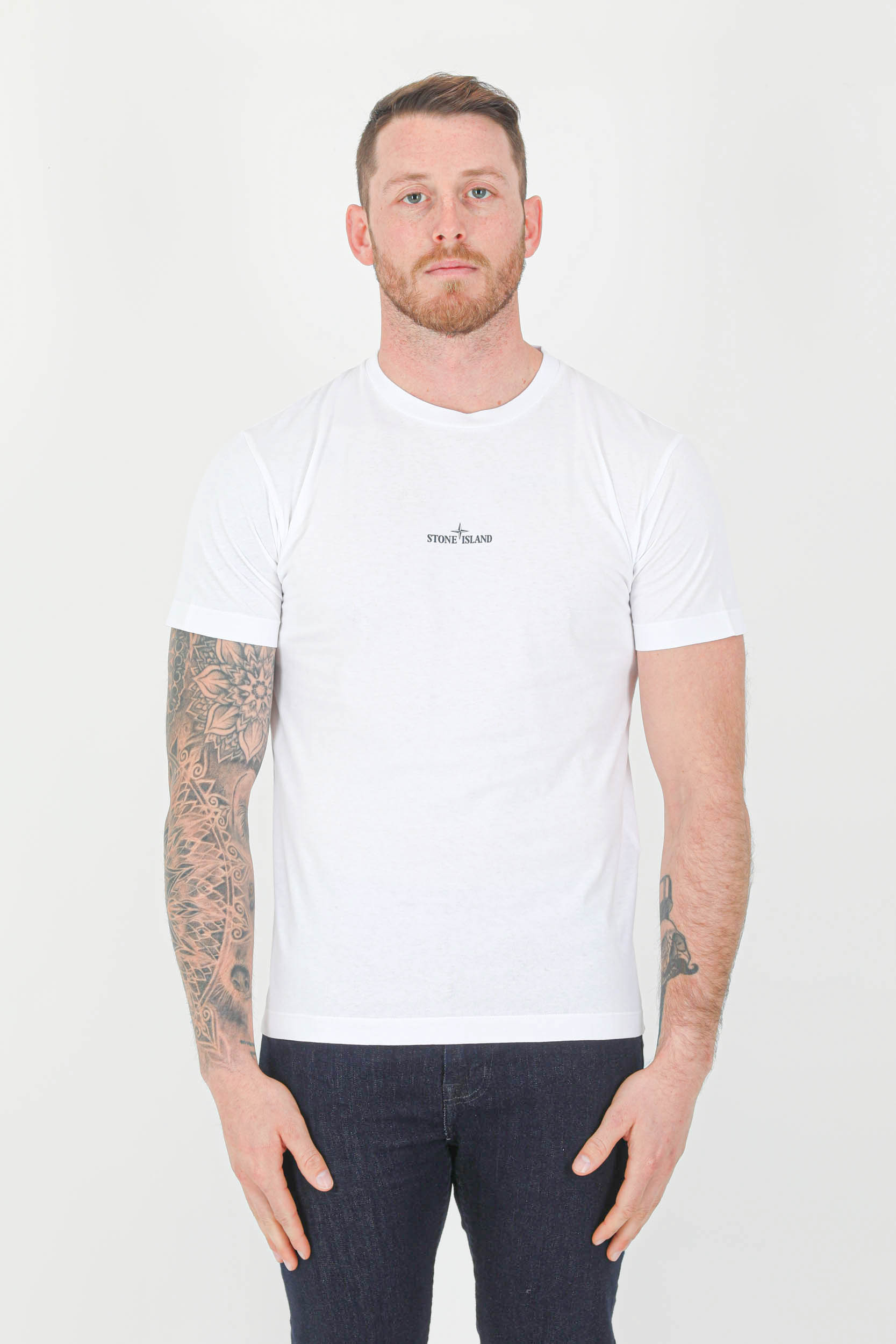 TEE-SHIRT STONE ISLAND BLANC 76152NS94-V0001