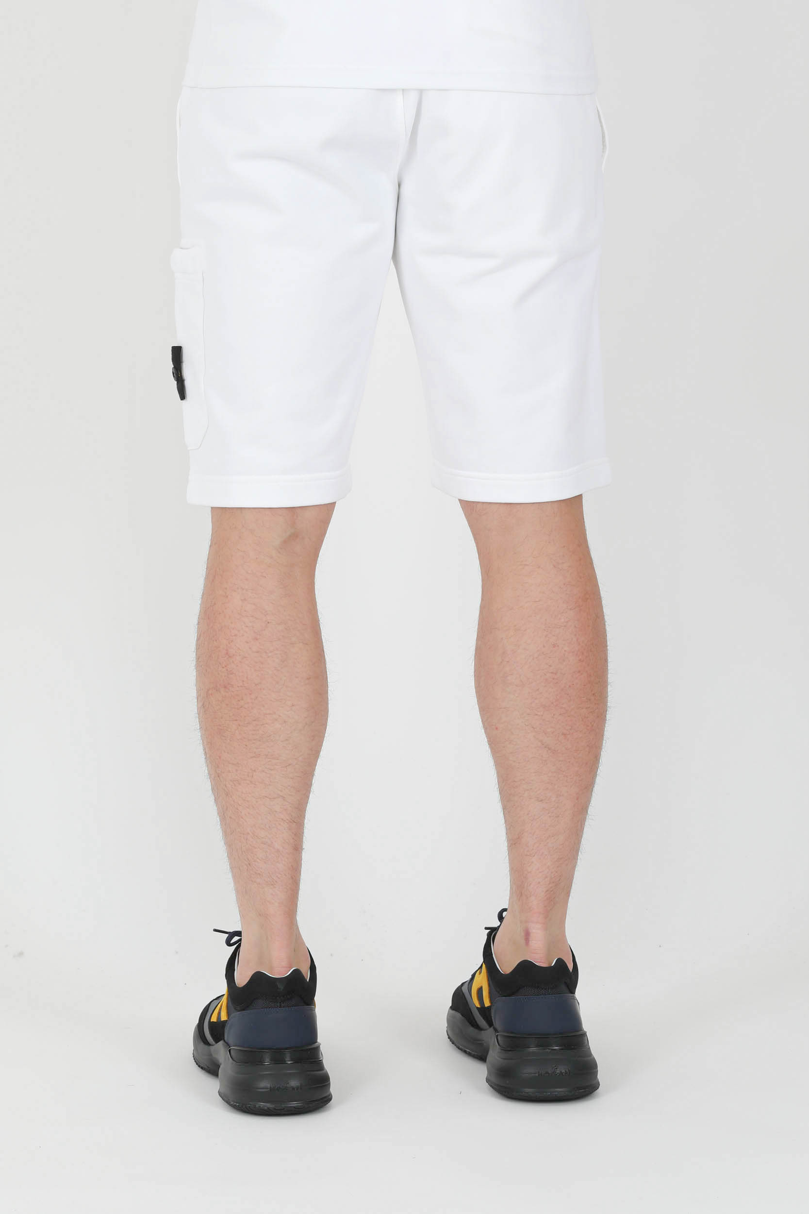 SHORT MOLLETON STONE ISLAND BLANC 761564651-V0001