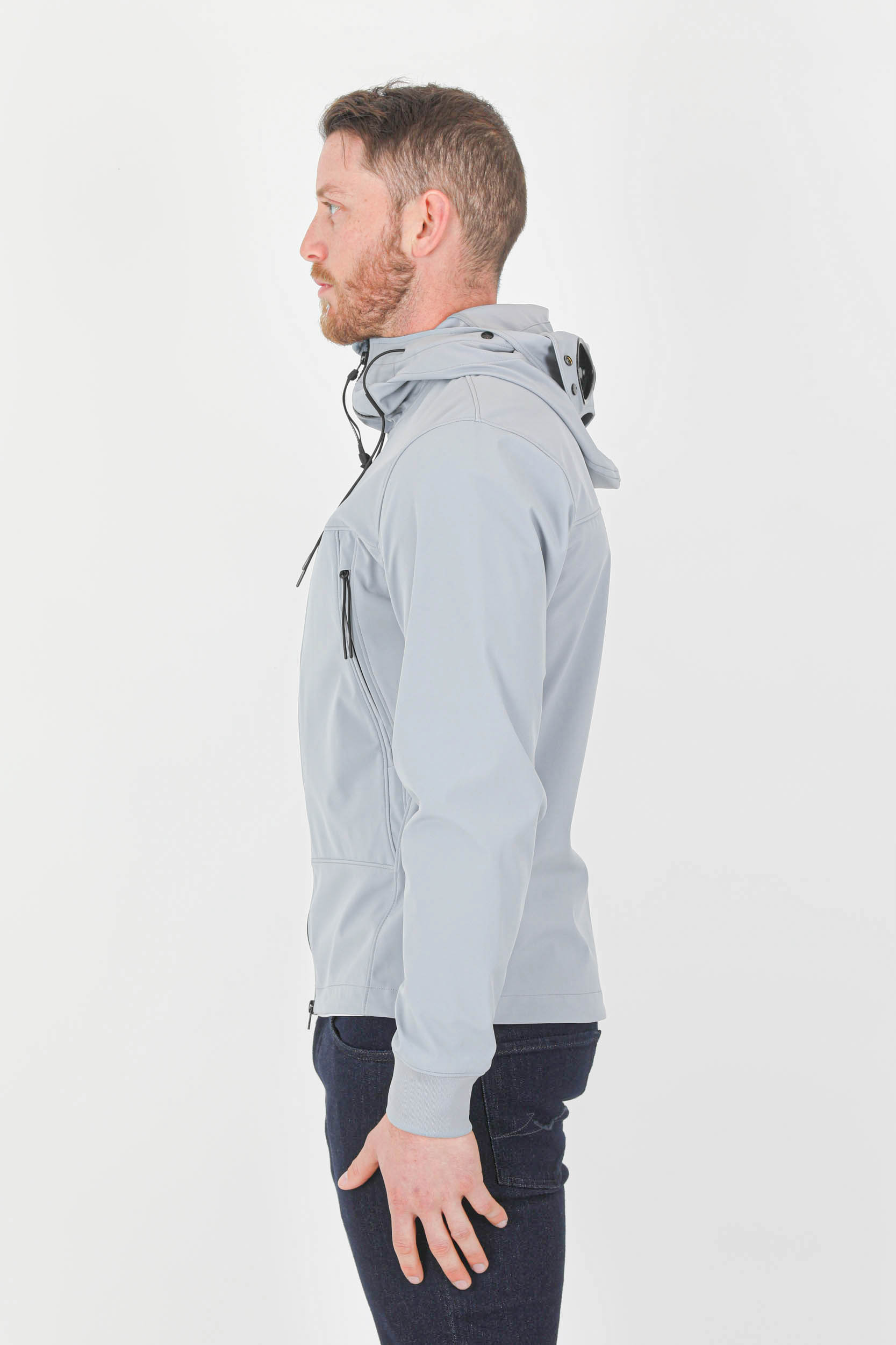 BLOUSON SOFT SHELL-R GRIS W001A-937