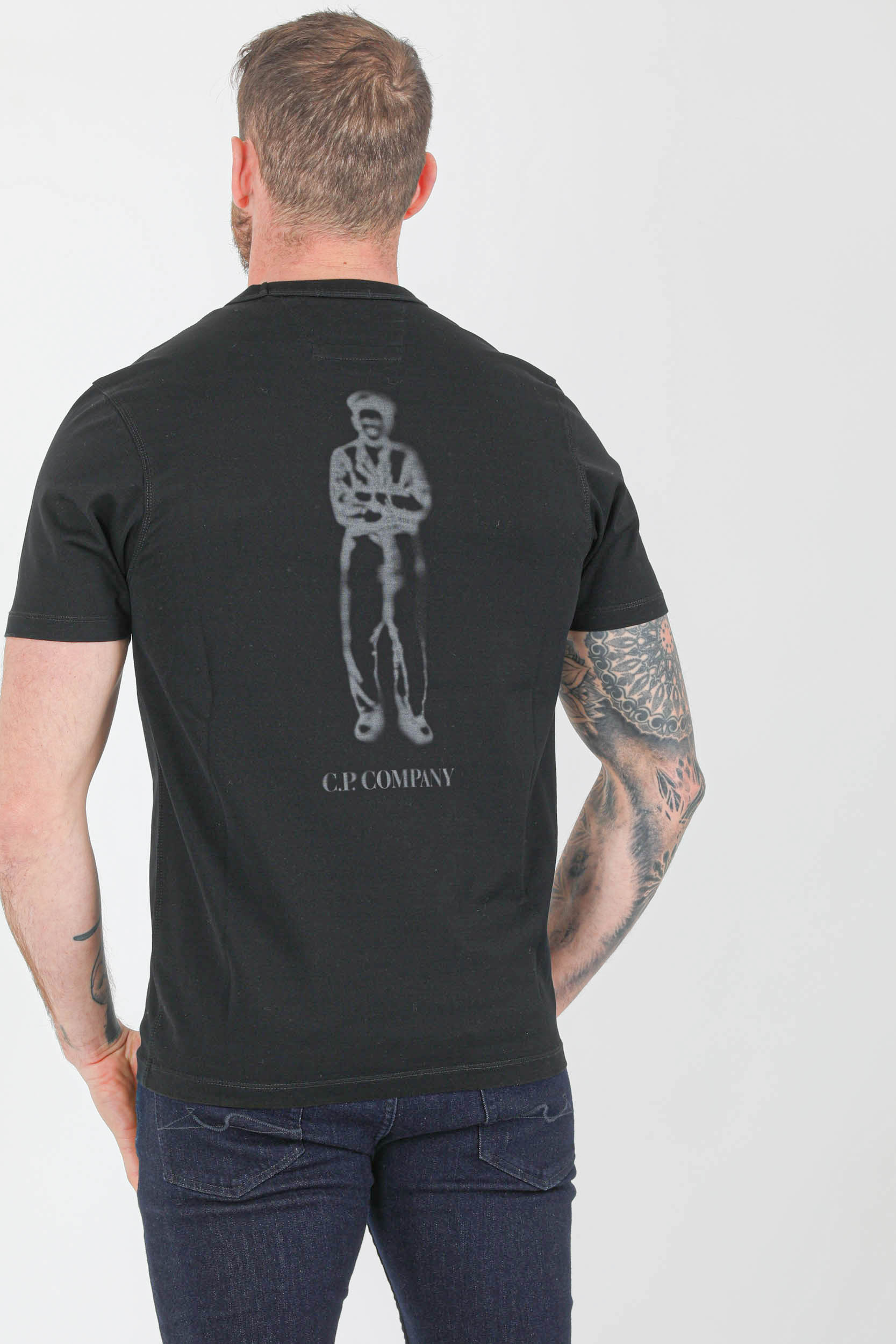 TEE-SHIRT CP COMPANY NOIR S198A-999