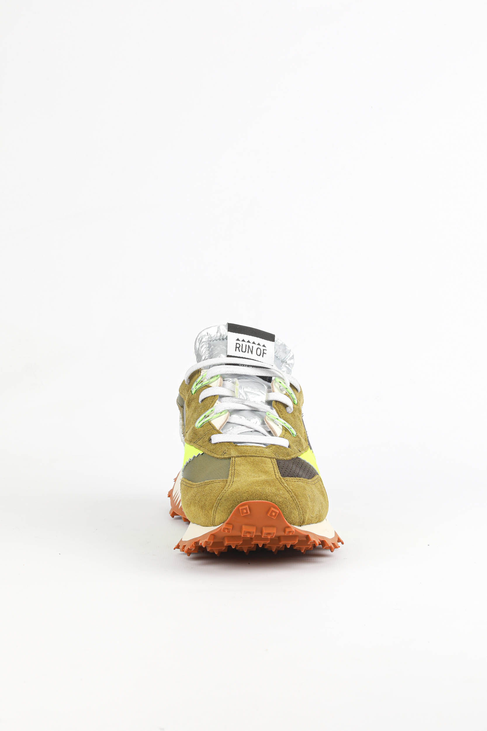 BASKETS RUN OF KAKI ET JAUNE 40039G-SELVA