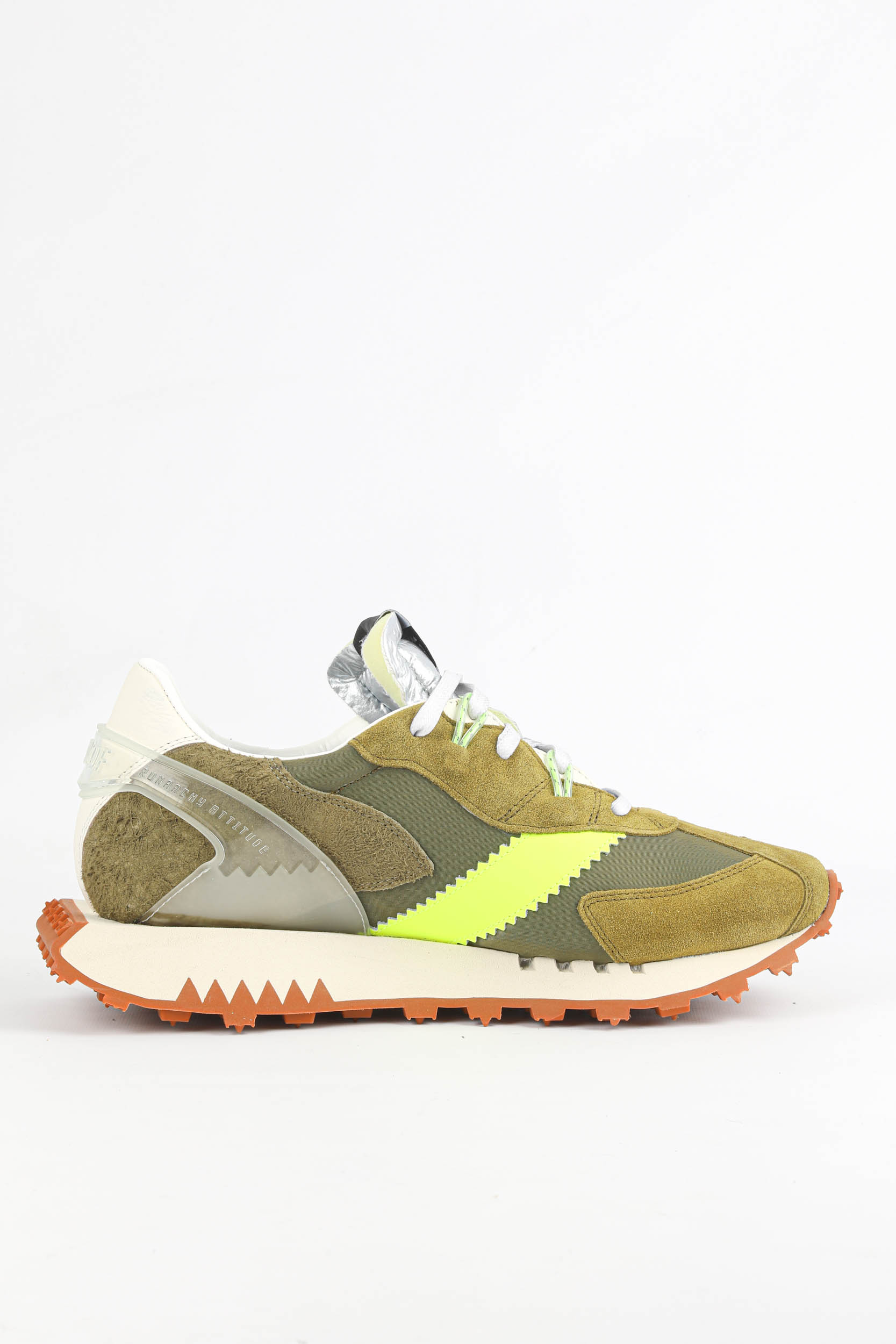 BASKETS RUN OF KAKI ET JAUNE 40039G-SELVA
