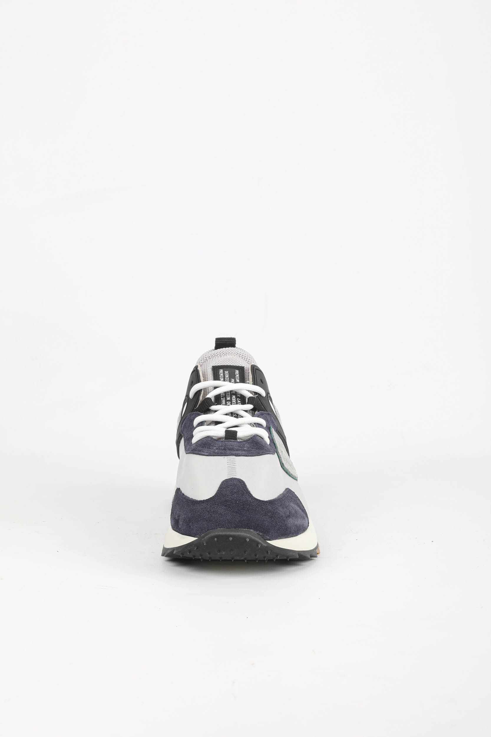 BASKETS PHILIPPE MODEL ROYAL GRISES/ MARINE RLLU-WR02