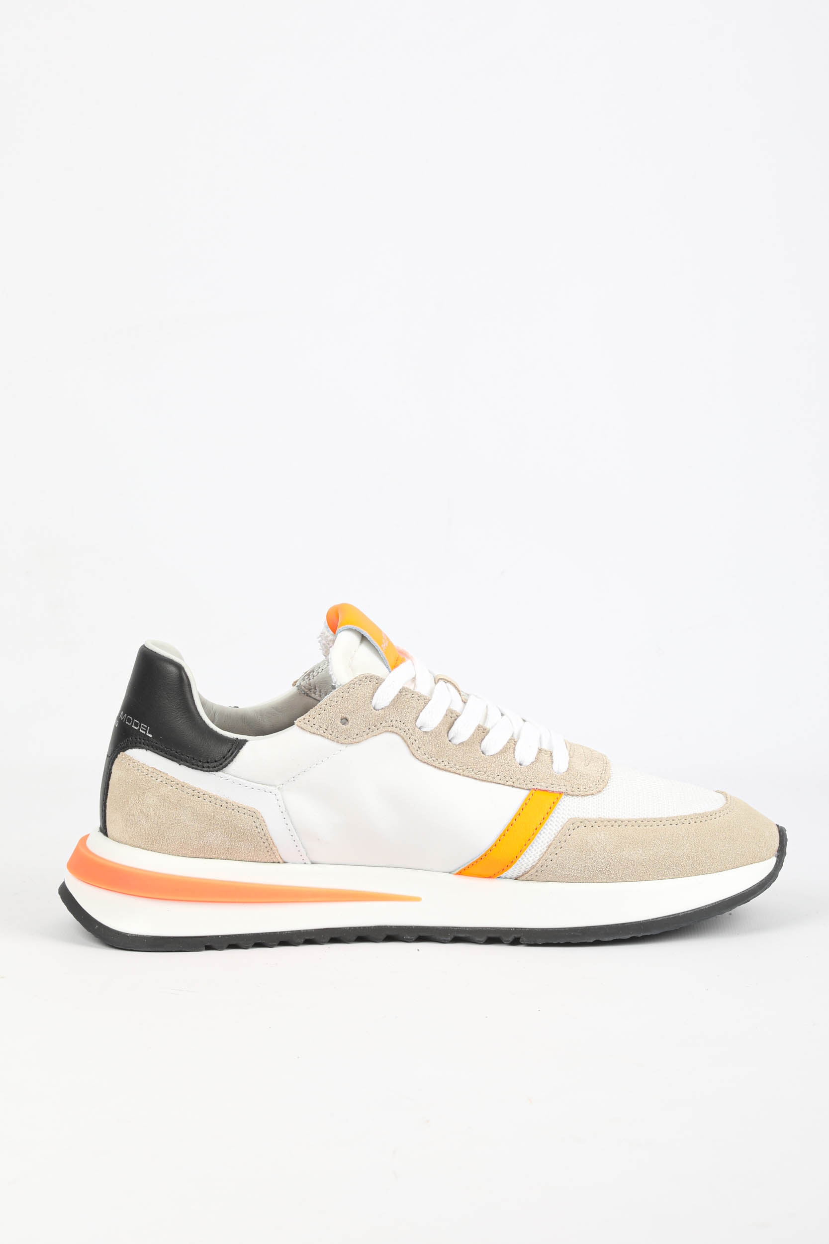 BASKETS PHILIPPE MODEL TROPEZ MONDIAL NEON ORANGE TYLU-WN02