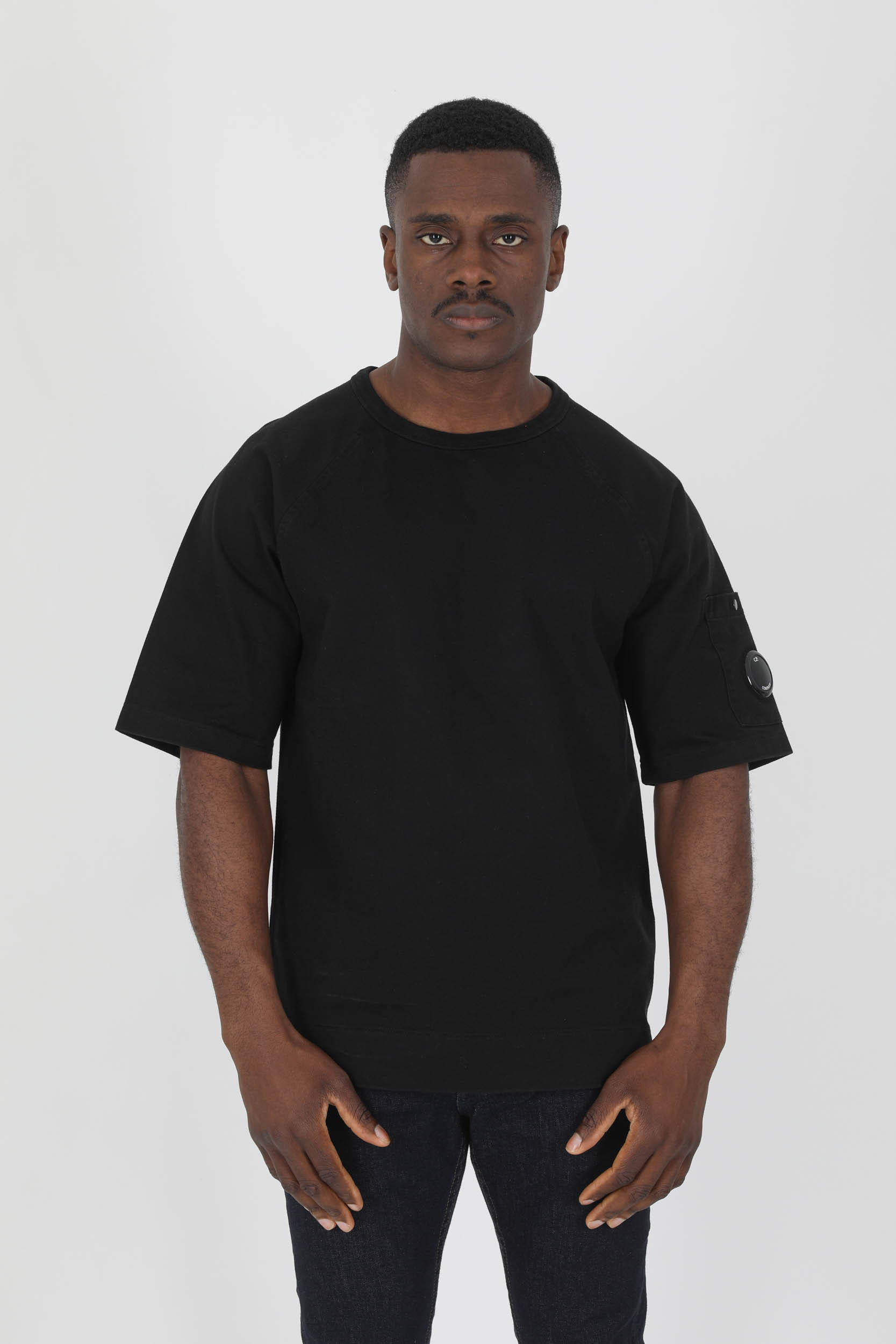 T-SHIRT C.P COMPANY NOIR HUBLOT S190A-999