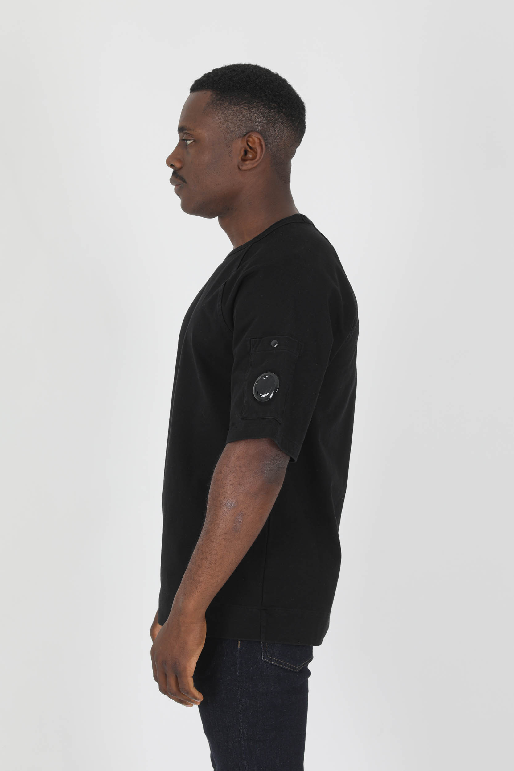 T-SHIRT C.P COMPANY NOIR HUBLOT S190A-999