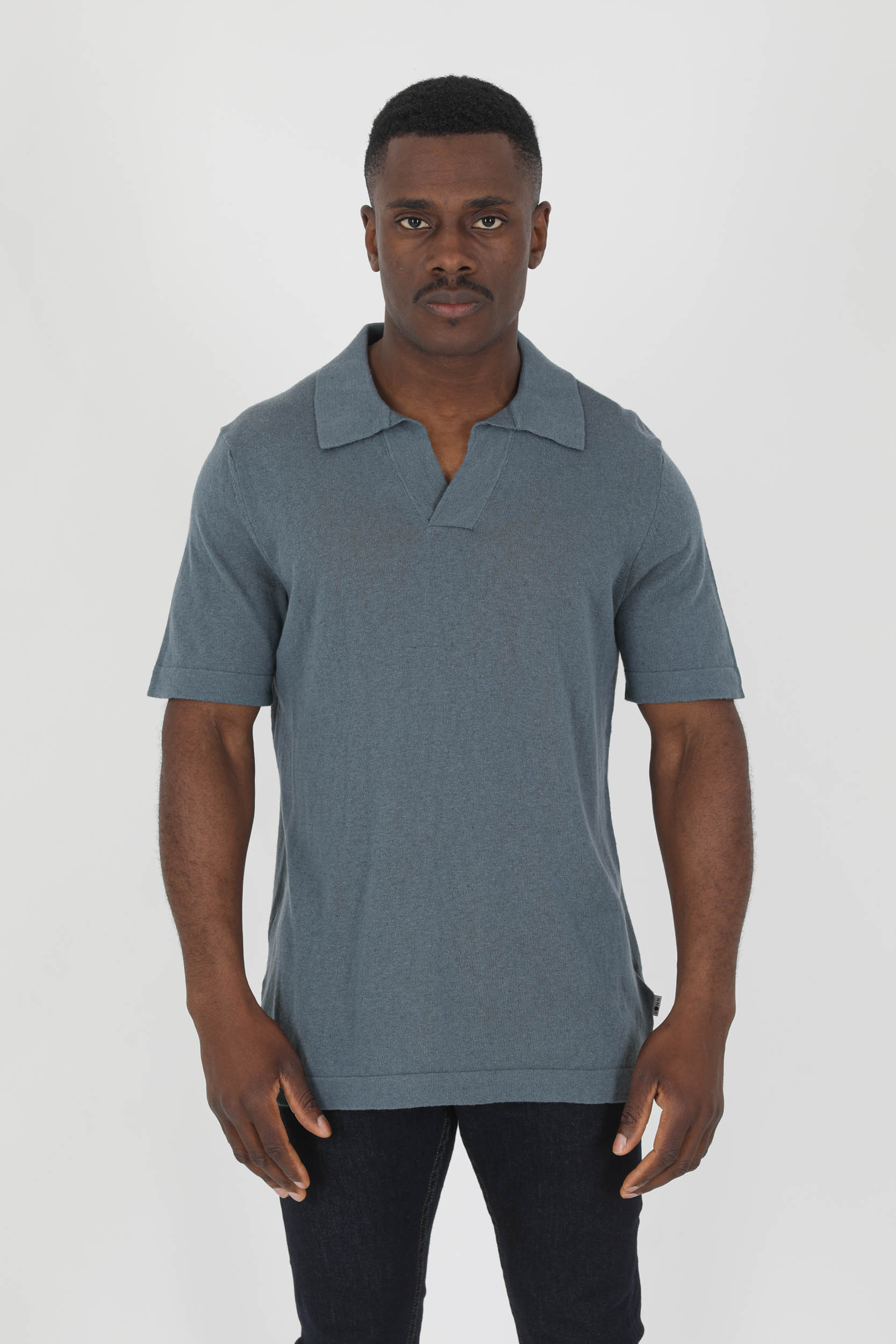 POLO NN07 BLEU/GRIS RYAN-212