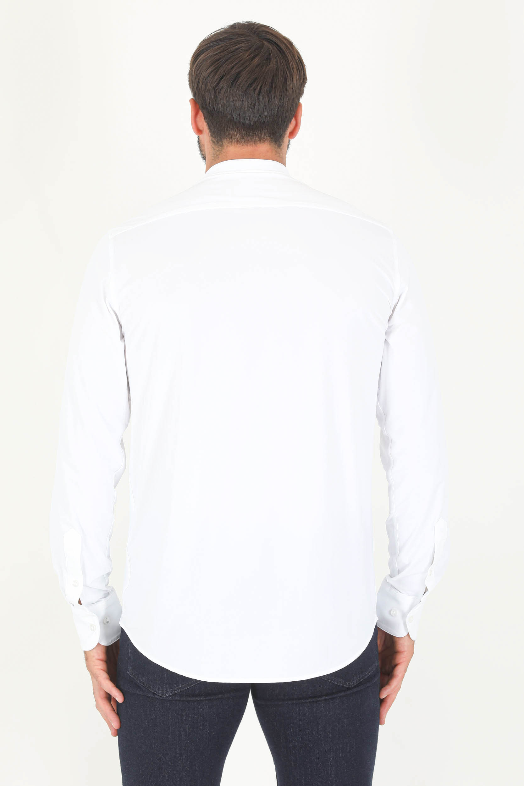 CHEMISE RRD COL MAO BLANCHE 22090-09