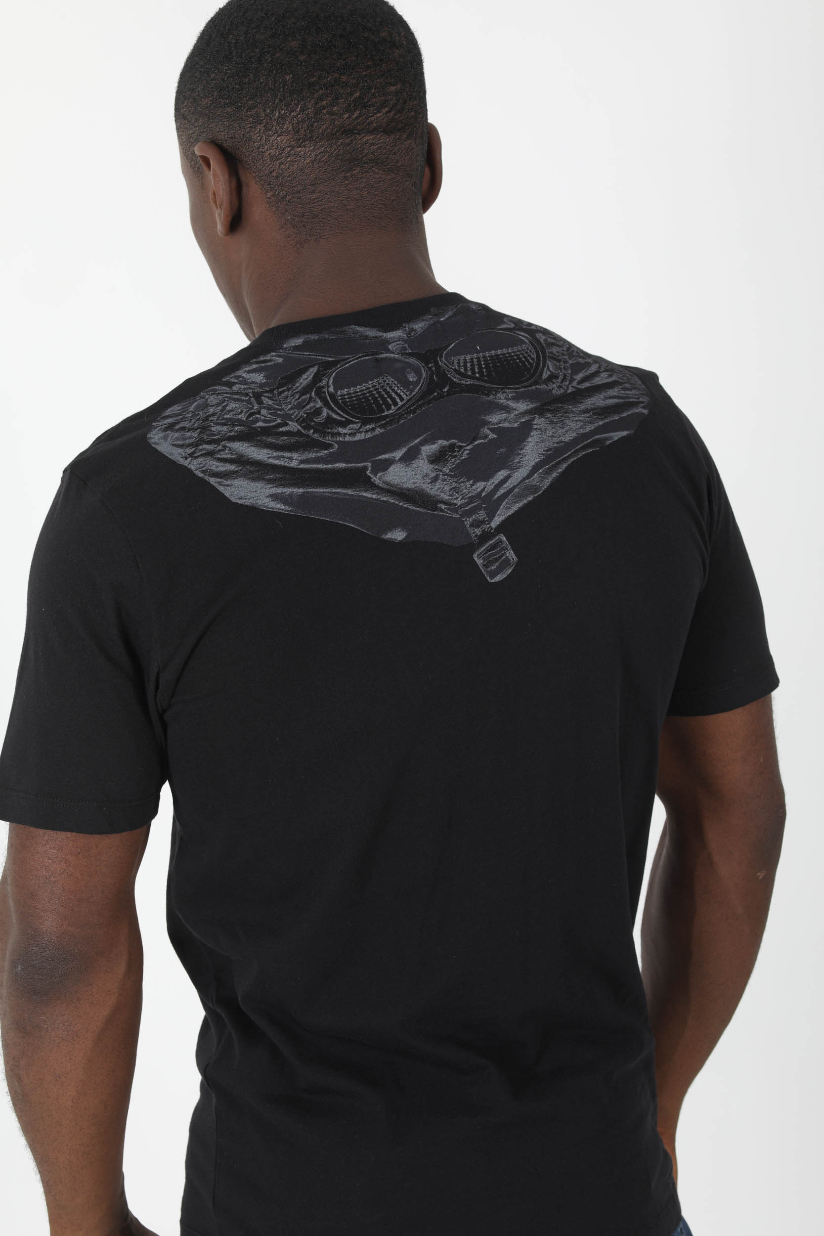 T-SHIRT C.P COMPANY LUNETTES NOIR S044A-999