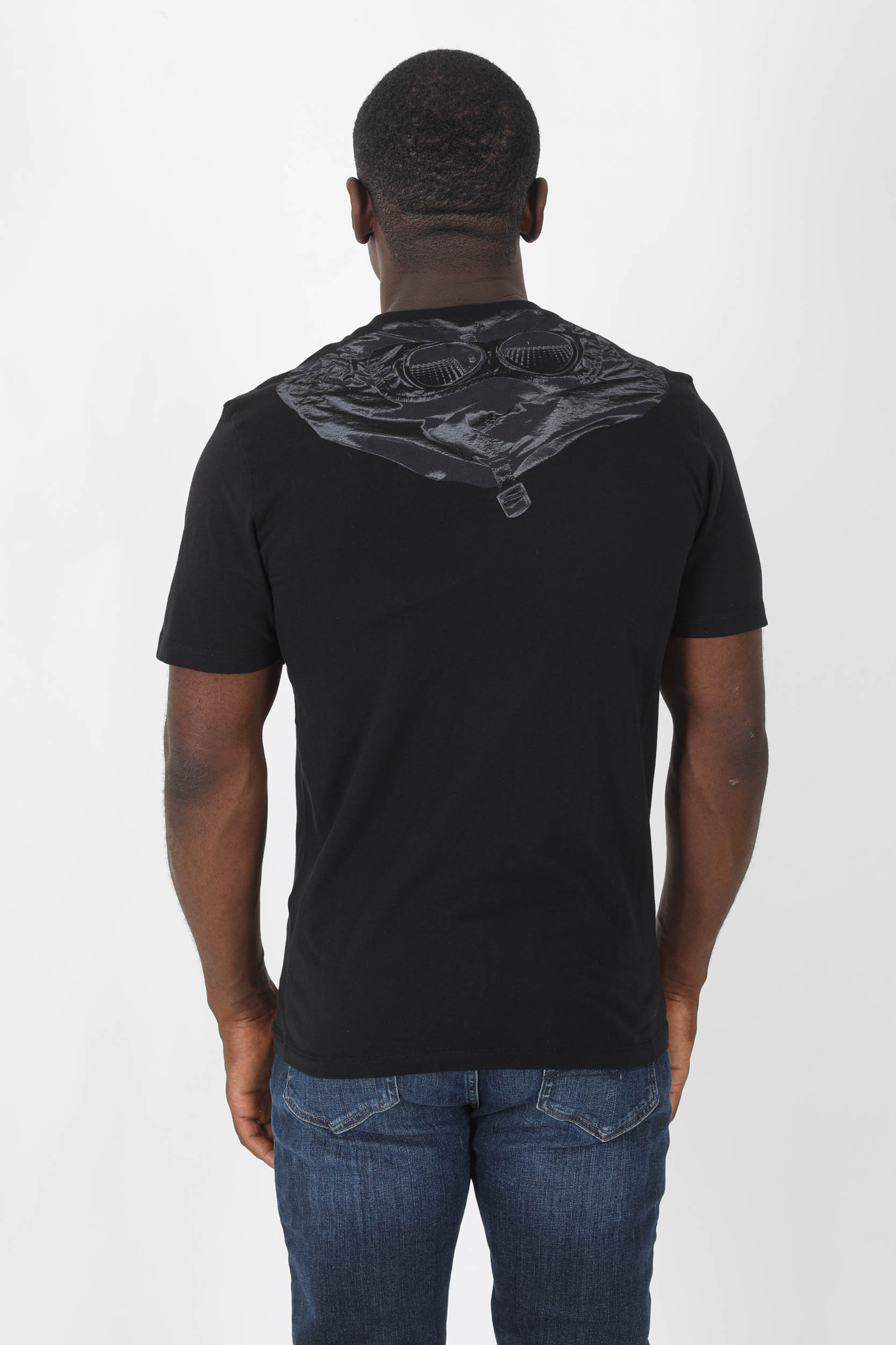 T-SHIRT C.P COMPANY LUNETTES NOIR S044A-999