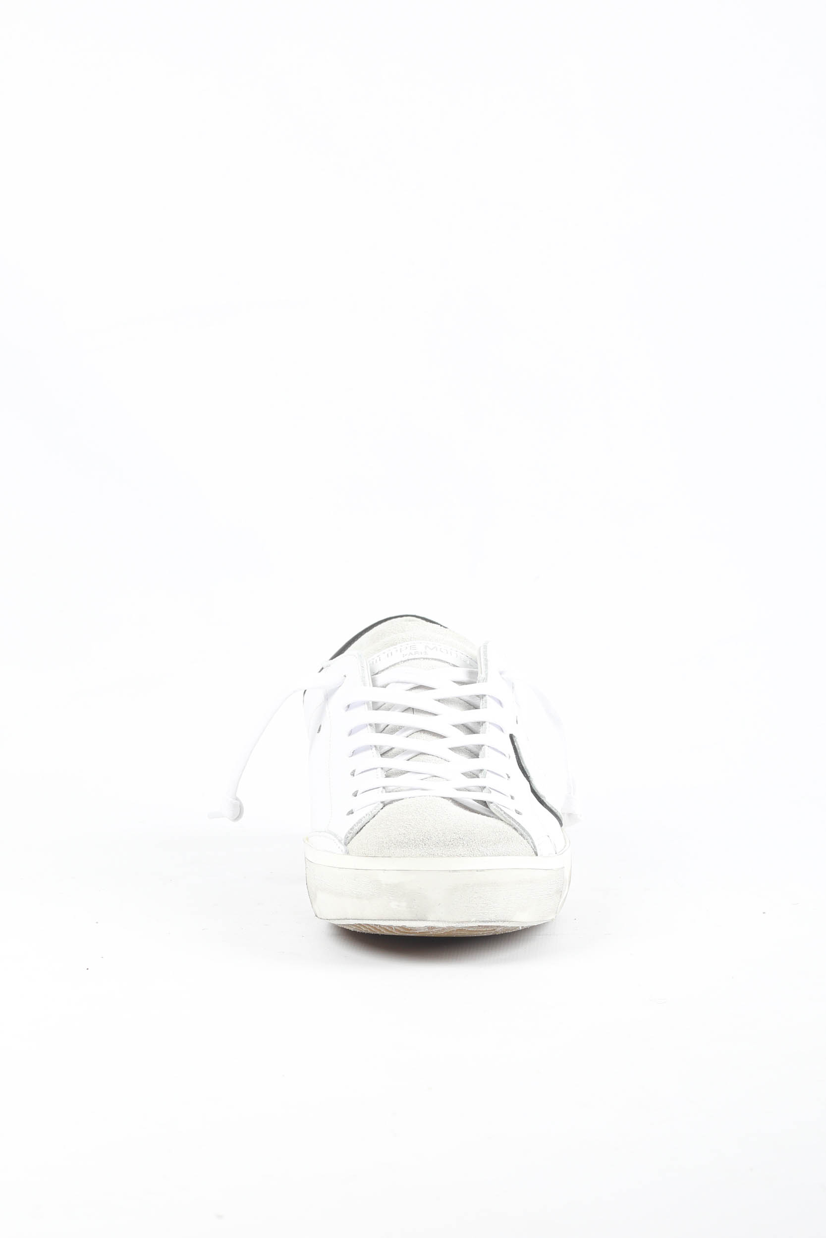 BASKETS PHILIPPE MODEL BLANCHES/NOIR PRLU-1011