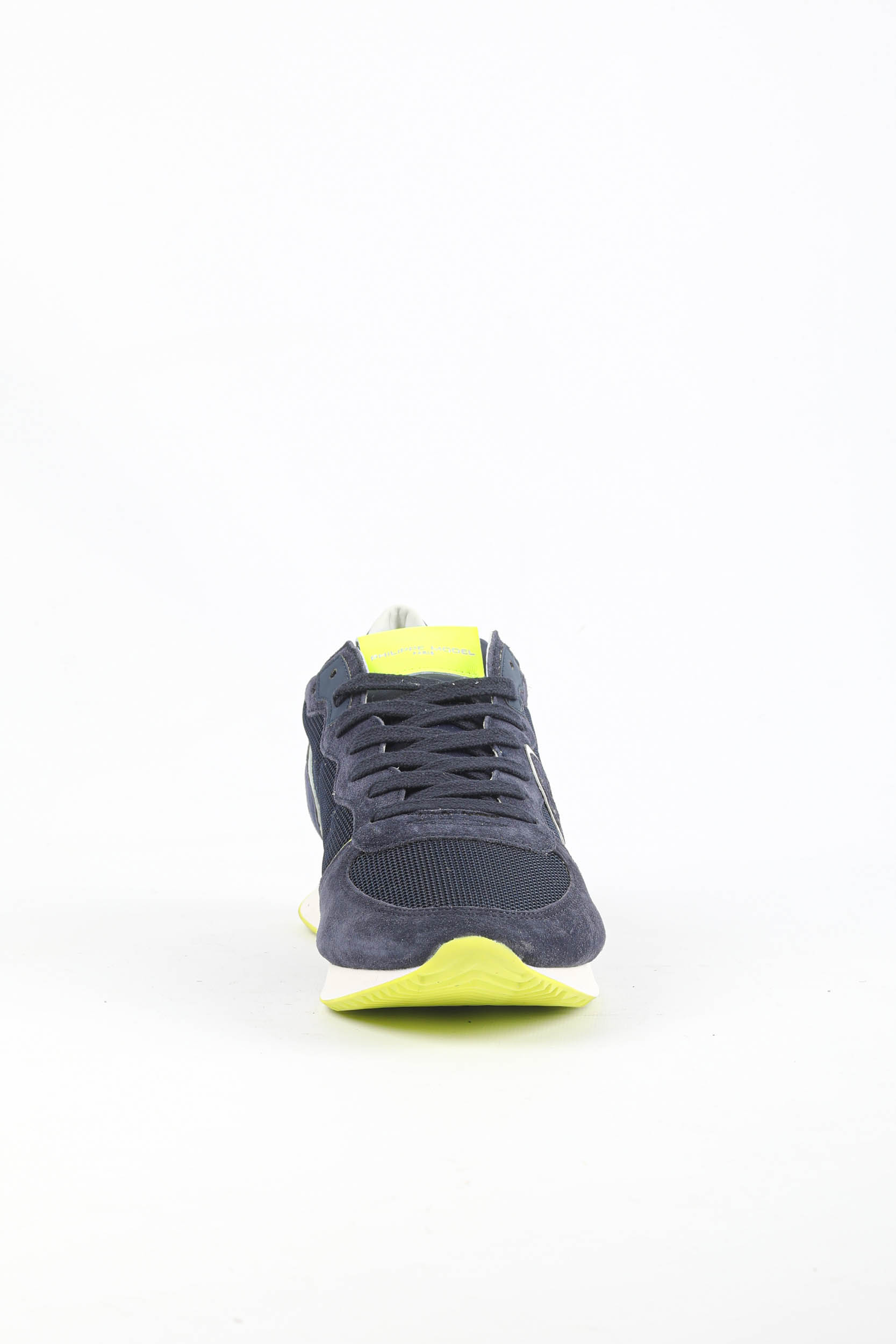 BASKETS PHILIPPE MODEL TROPEZ MARINES/JAUNES TZLU-WN26