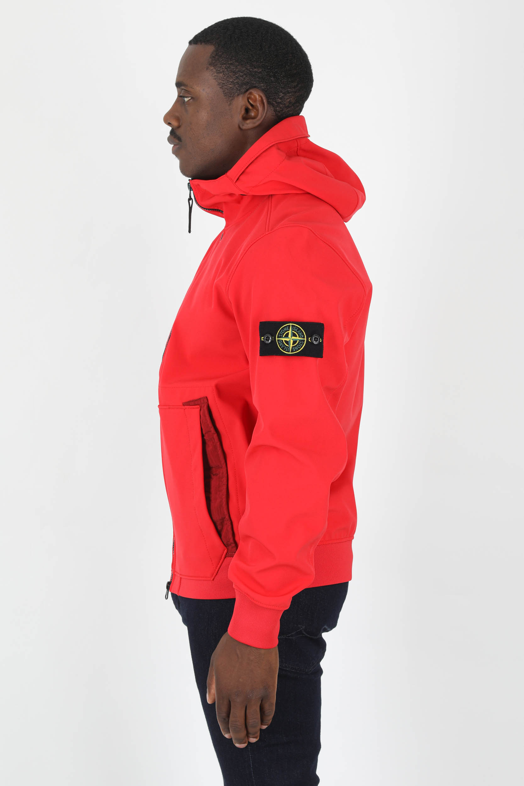 SOFT-SHELL STONE ISLAND ROUGE 7715Q0122-V0010