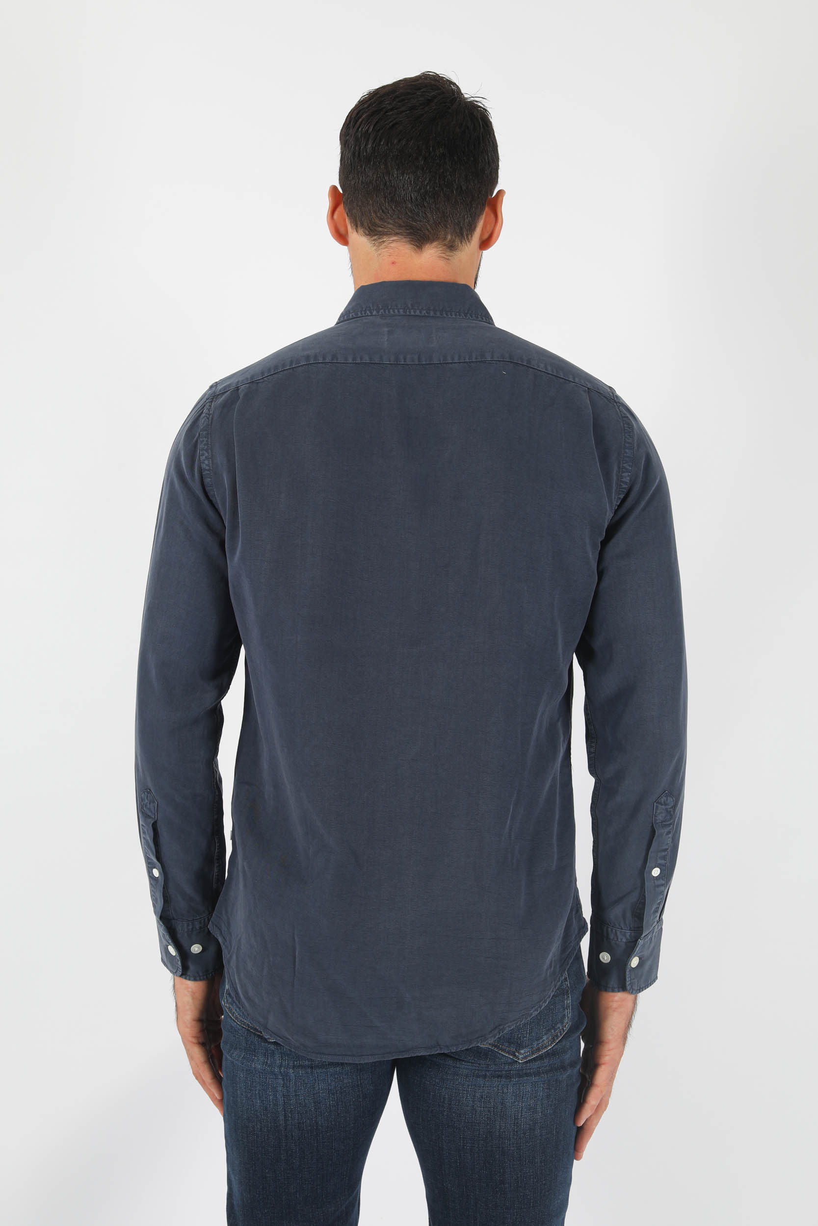 CHEMISE NNO7 BLEU MANZA 5969-NAVY