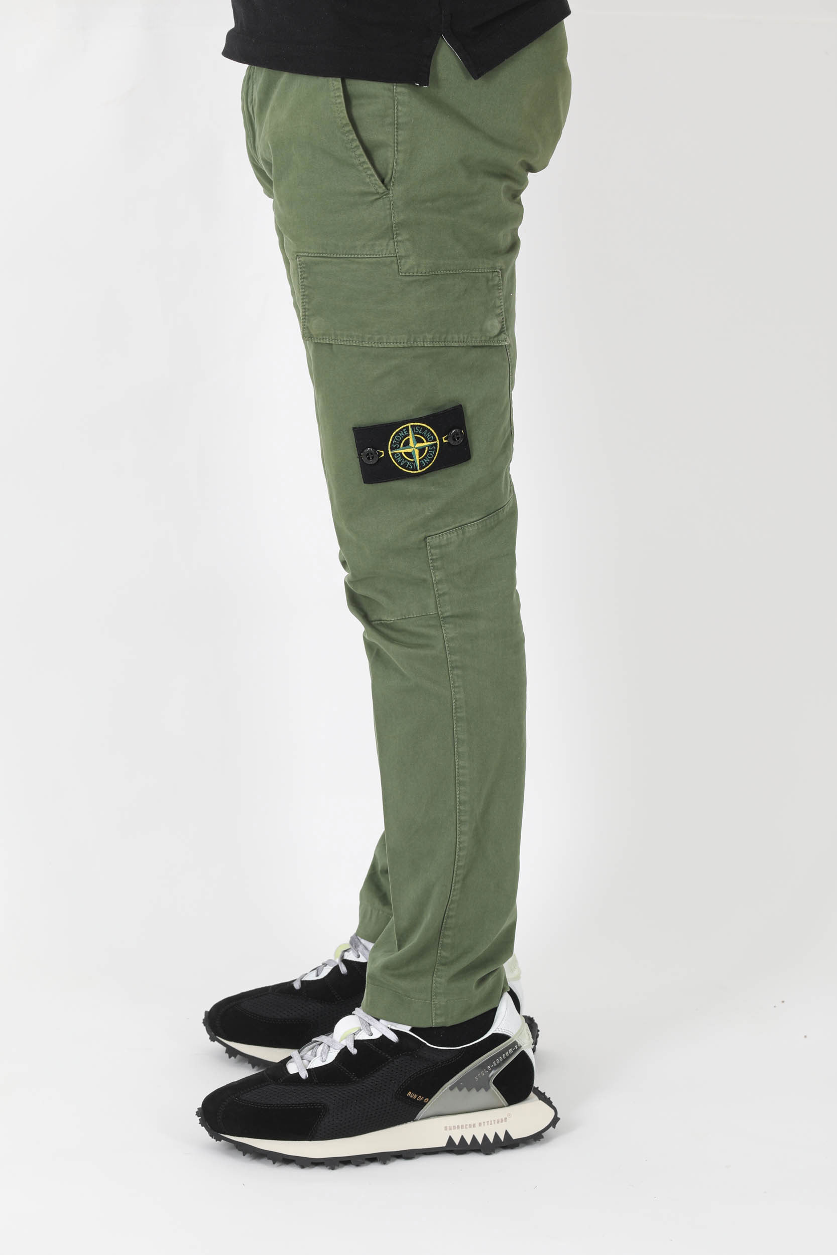 PANTALON CARGO STONE ISLAND KAKI 7715306L1-V0158