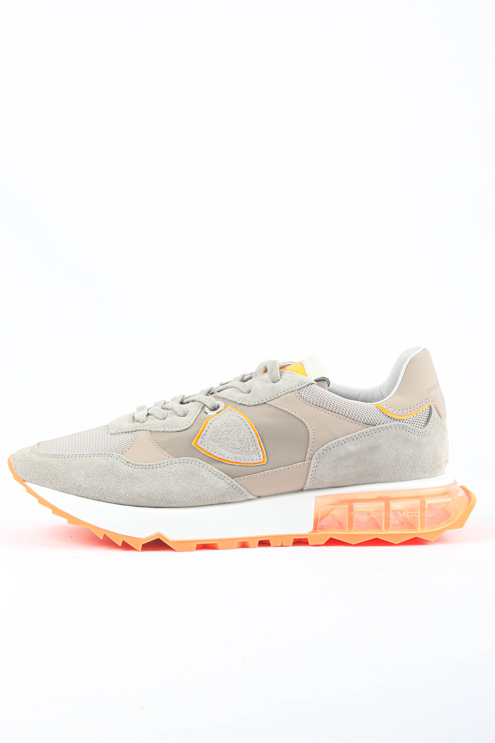 BASKETS PHILIPPE MODEL LA RUE BEIGES/ORANGES LRLU-WN08