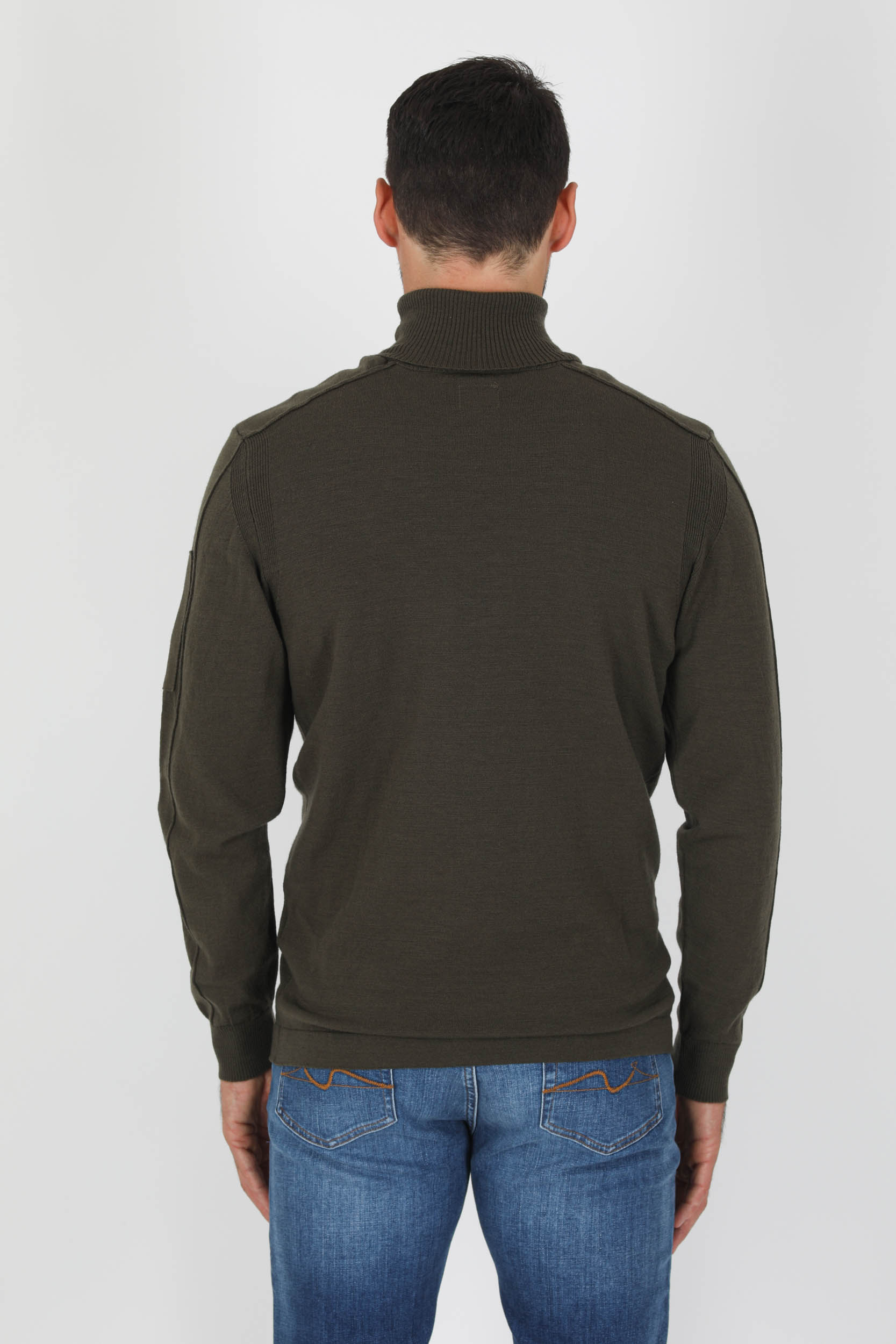 PULL COL ROULE C.P COMPANY KAKI N106A-665